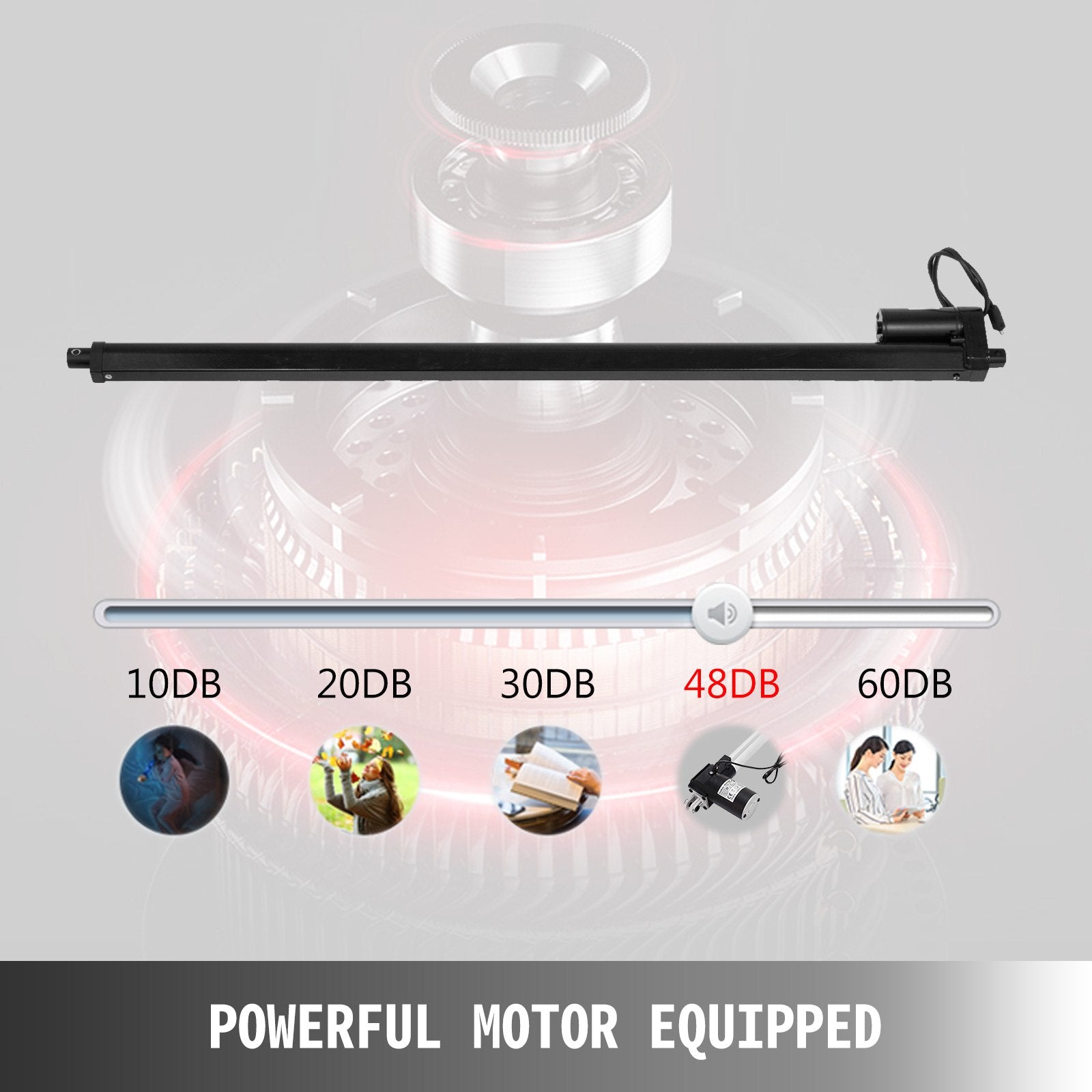 VEVOR 2PCS 30 Inches Electric Actuators Kit 12V DC with Mounting Bracket Heavy Duty 900N 10mm/s Actuators for Recliner TV Table Lift Massage Bed Electric Sofa