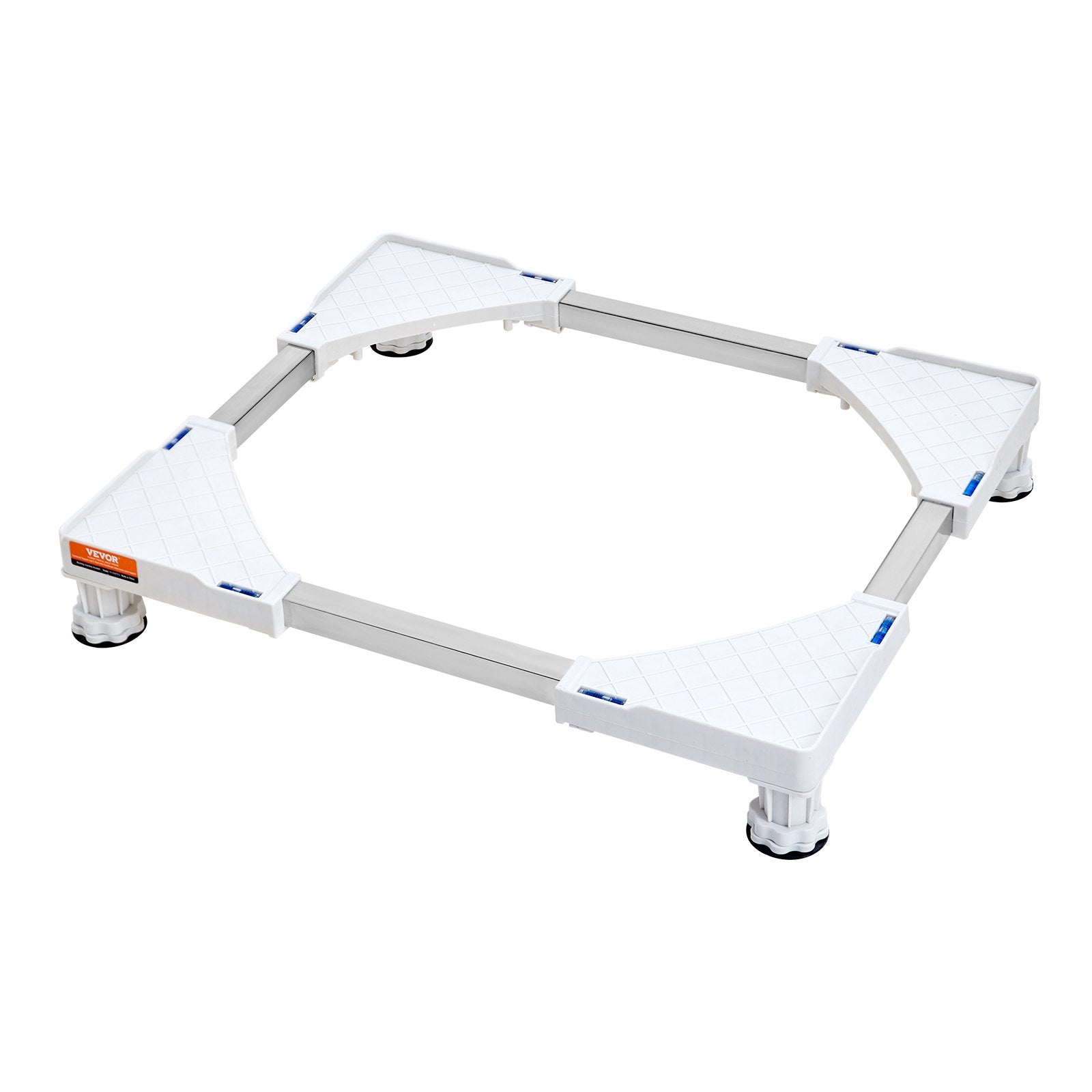 VEVOR Mini Fridge Stand Universal Laundry Pedestal, Adjustable Refrigerator Stand with 4 Strong Feet, Washing Machine Multi-Functional Base for Washer And Dryer, 16.3"-27.2"W Expandable