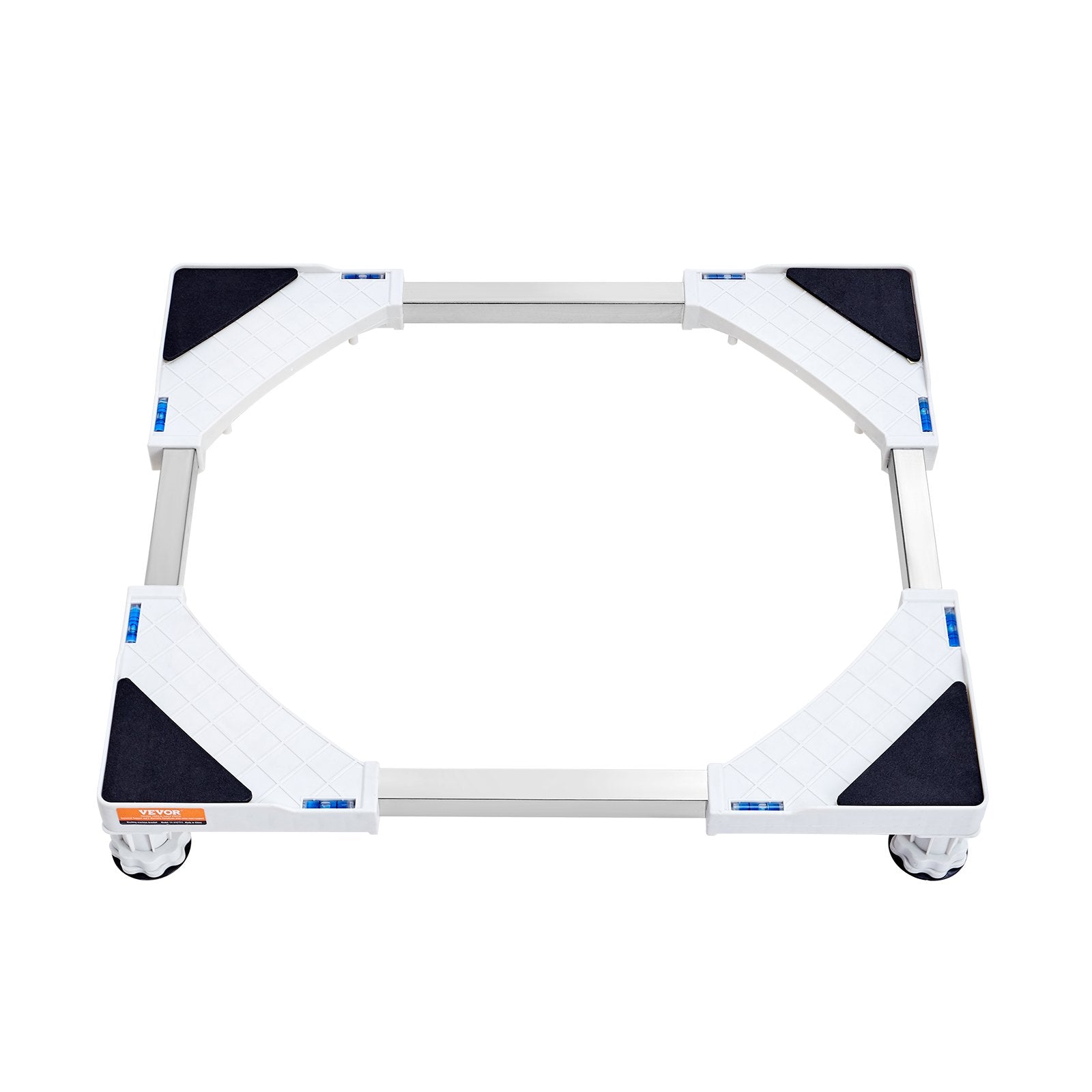 VEVOR Mini Fridge Stand Universal Laundry Pedestal, Adjustable Refrigerator Stand with 4 Strong Feet, Washing Machine Multi-Functional Base for Washer And Dryer, 16.3"-27.2"W Expandable