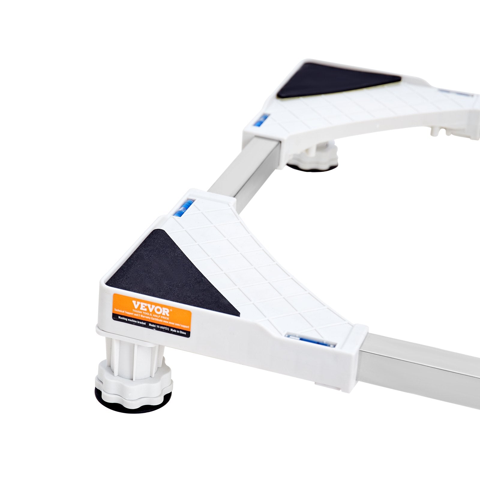 VEVOR Mini Fridge Stand Universal Laundry Pedestal, Adjustable Refrigerator Stand with 4 Strong Feet, Washing Machine Multi-Functional Base for Washer And Dryer, 16.3"-27.2"W Expandable