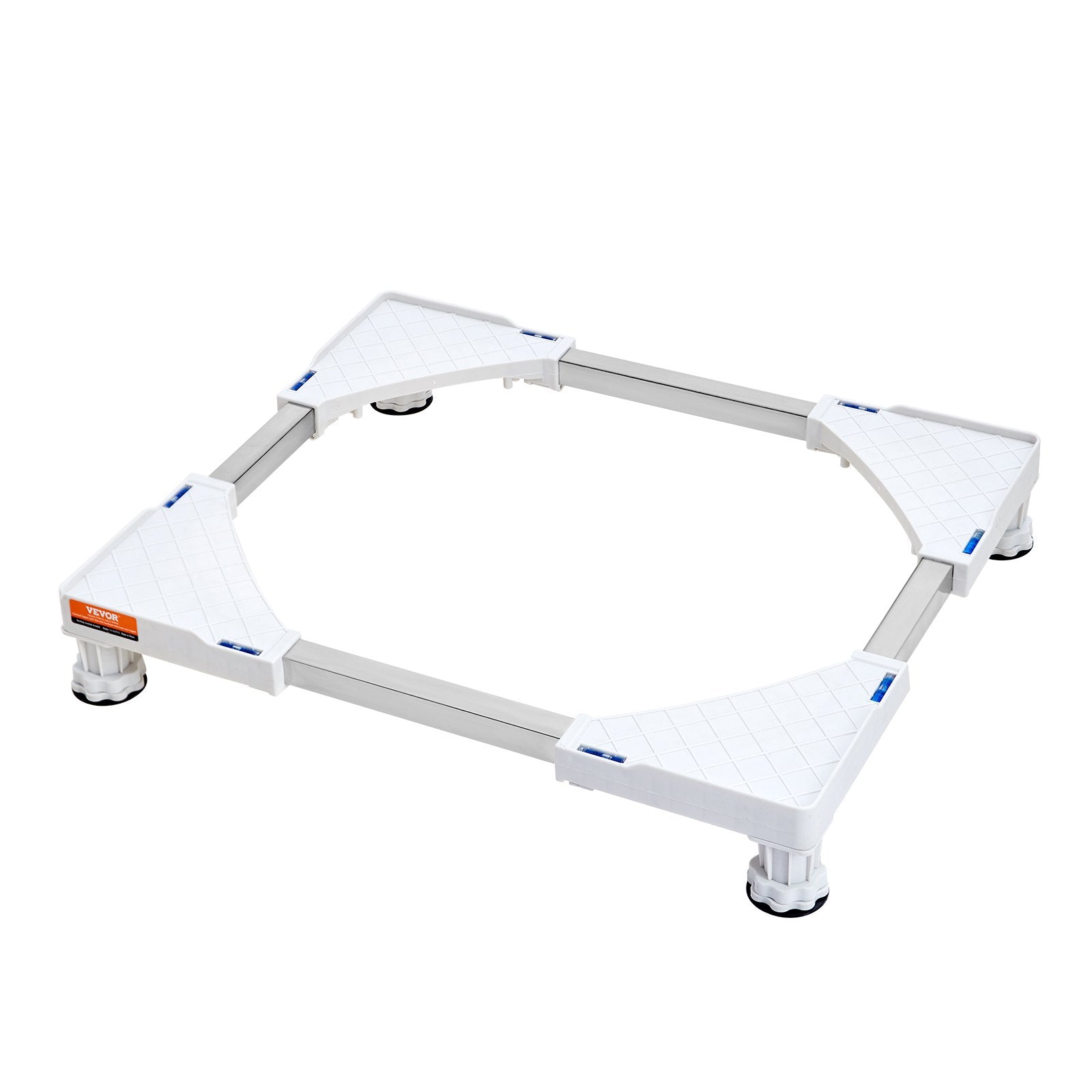 VEVOR Mini Fridge Stand Universal Laundry Pedestal, Adjustable Refrigerator Stand with 4 Strong Feet, Washing Machine Multi-Functional Base for Washer And Dryer, 16.3"-27.2"W Expandable