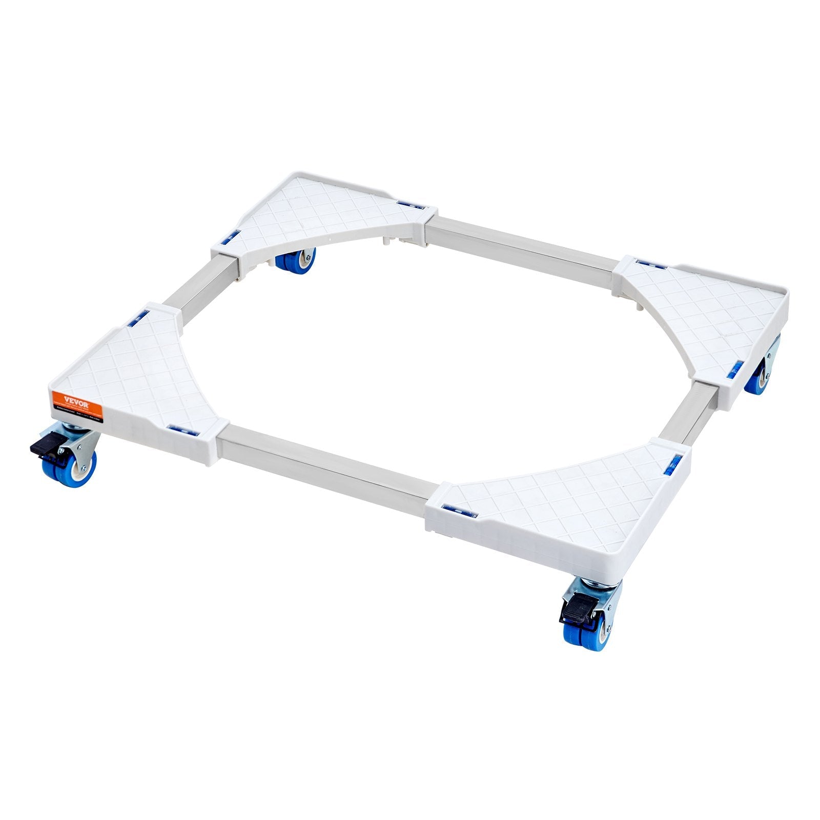 VEVOR Mini Fridge Stand Universal Laundry Pedestal, Adjustable Refrigerator Stand with Smooth Casters, Washing Machine Pedestal Multi-Functional Base for Washer And Dryer, 15"-24.2"W Expandable