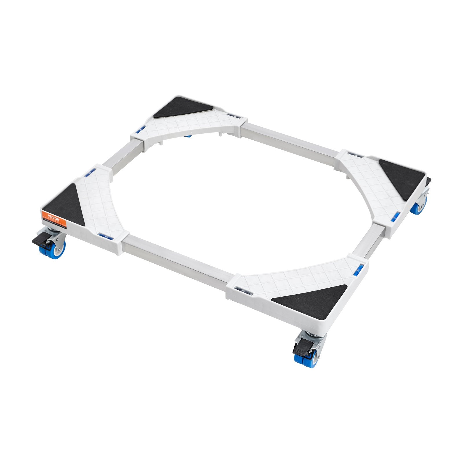 VEVOR Mini Fridge Stand Universal Laundry Pedestal, Adjustable Refrigerator Stand with Smooth Casters, Washing Machine Pedestal Multi-Functional Base for Washer And Dryer, 15"-24.2"W Expandable