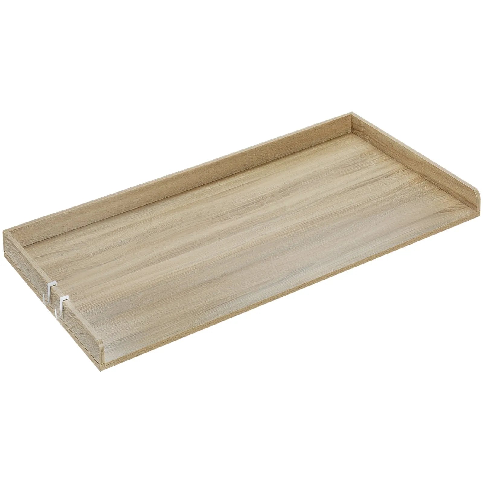 VEVOR Washer Dryer Countertop 54" x 27" Wooden Washer and Dryer Topper Oak