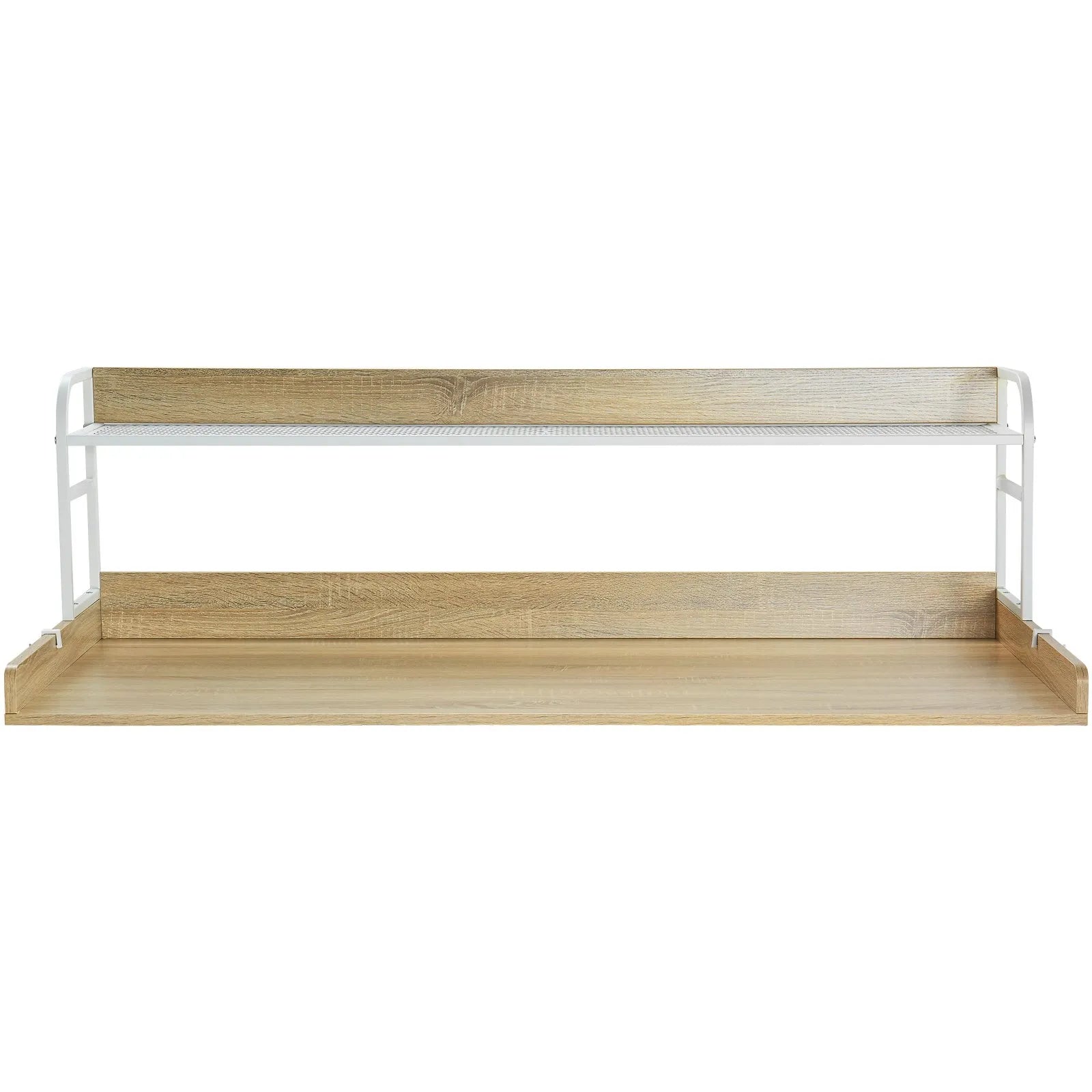 VEVOR Washer Dryer Countertop with Shelf 54"x27" Wooden Washer Dryer Cover Oak