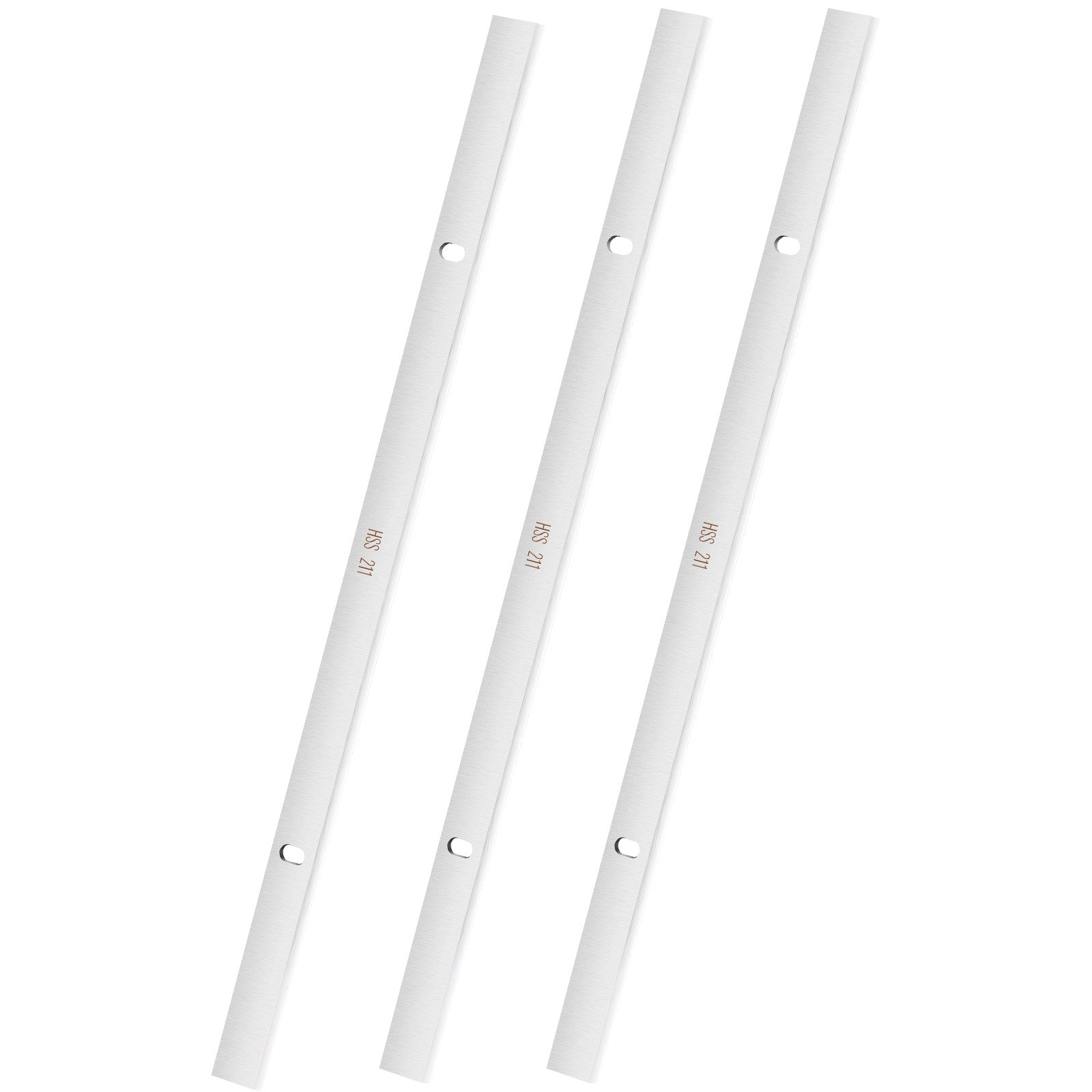 VEVOR Planer Blades Knives, 13-inch Thickness Planer Knives, 2 mm Thickened High Speed Steel Replacement HRC55-60 Hardness, Convenient Mounting Holes for Carpentry, Home DIY, Industries, Set of 3