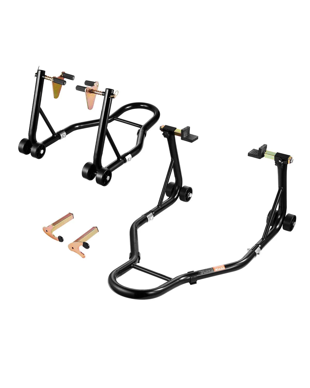 VEVOR Motorcycle Front & Rear Stand Lift 1100 lbs Spoolift Paddock Swingarm Arm