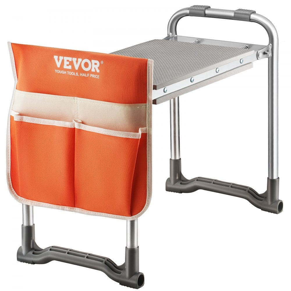 VEVOR Garden Kneeler and Seat, 10" EVA Wide Pad, 330 lbs Load Capacity Foldable Garden Stool, Kneeling Bench for Gardening with Tool Bag, Gifts for Women, Grandparents, Seniors, Mom and Dad