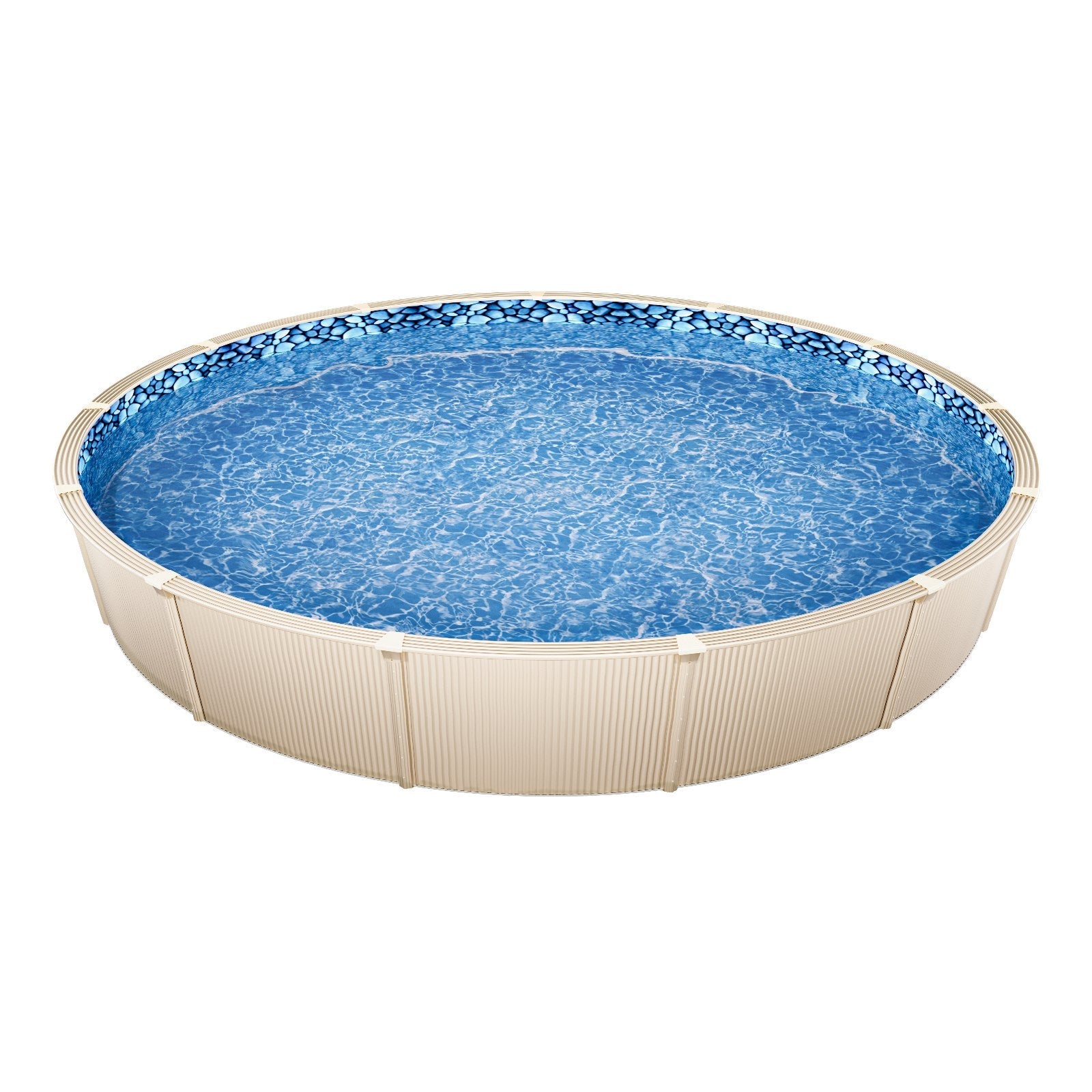 VEVOR Round Pool Liner 30ft Overlap Style Pool Liner 54in Wall Height