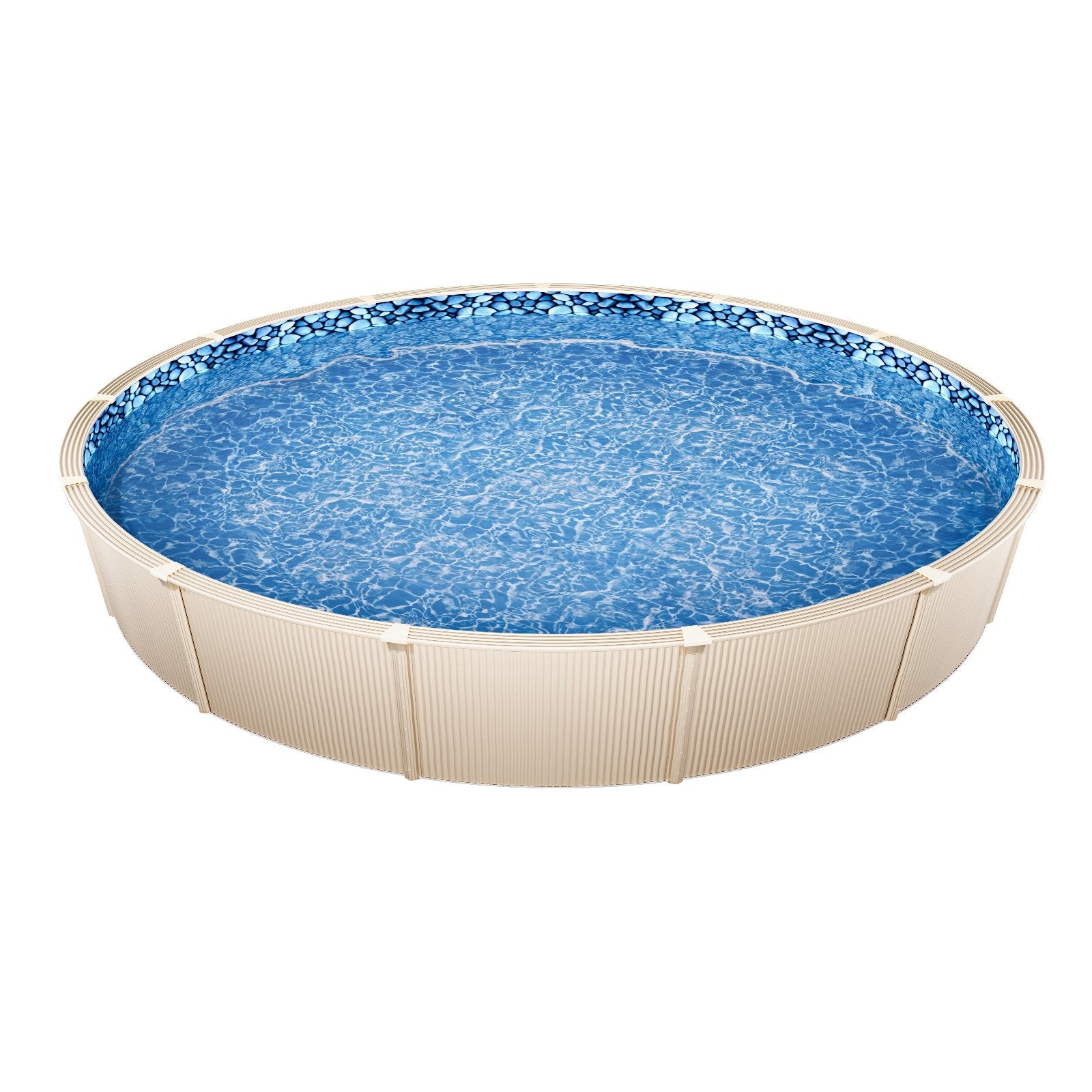 VEVOR Round Pool Liner 30ft Overlap Style Pool Liner 54in Wall Height
