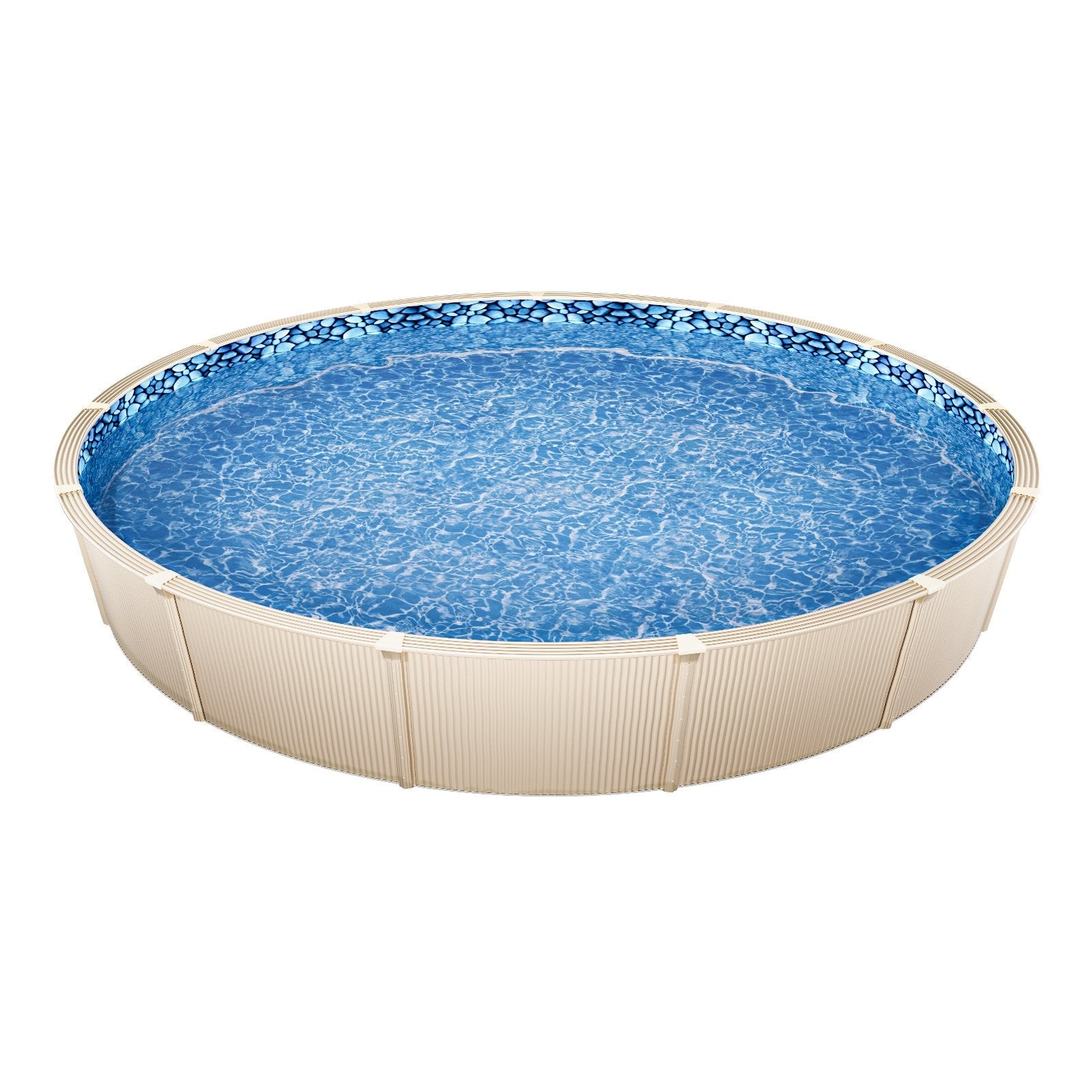VEVOR Round Pool Liner 33ft Unibead Style Pool Liner 52in Wall Height