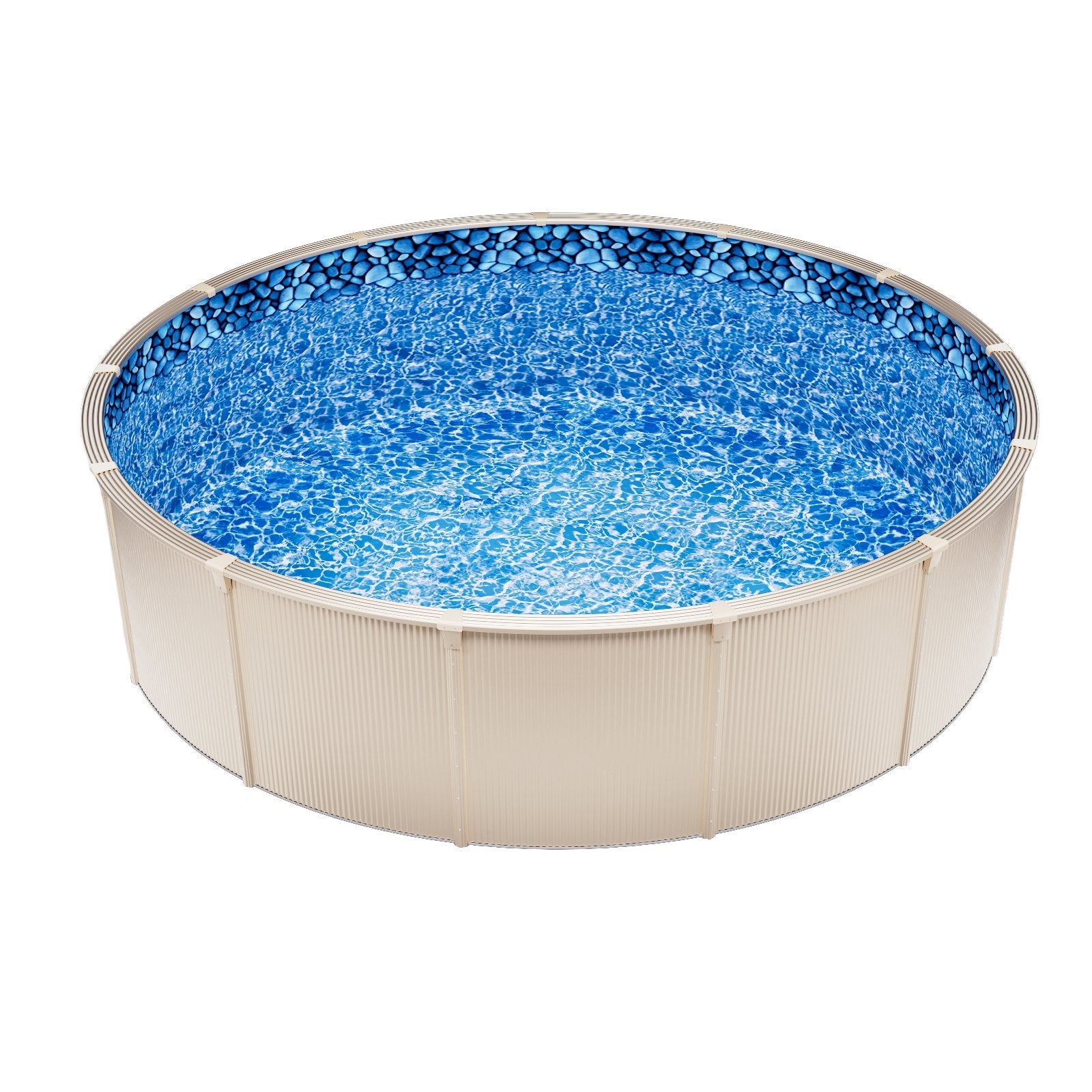 VEVOR Round Pool Liner 33ft Unibead Style Pool Liner 52in Wall Height