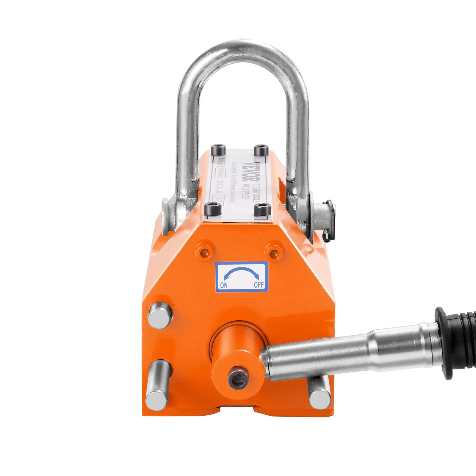 VEVOR Magnetic Lifter, 3300lbs/1500kg Pulling Capacity, 2.5 Safety Factor, Neodymium & Steel, Lifting Magnet with Release, Permanent Lift Magnets, Heavy Duty Magnet for Hoist, Shop Crane, Block, Board