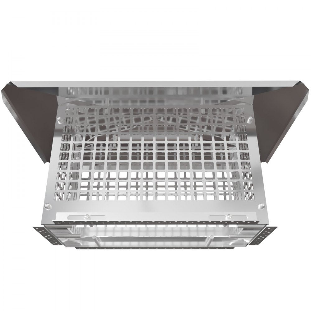 VEVOR Chimney Cap, 17" x 21" Flue Caps, 304 Stainless Steel Fireplace Chimney Cover, Adjustable Metal Spark Arrestor with Bolts Screws, Mesh Chimney Flue Cover for Outside Existing Clay Flue Tile