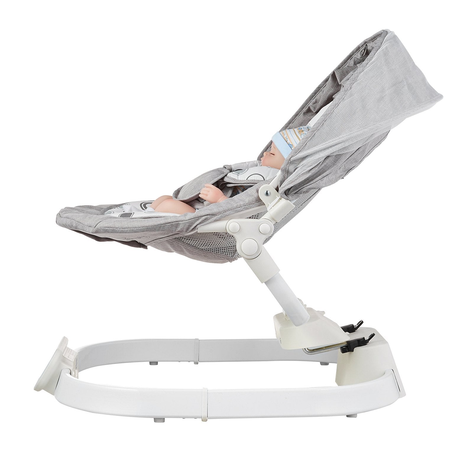 VEVOR Baby Swing for Infants 3 Speeds 3 Seat Positions Remote Control Bluetooth