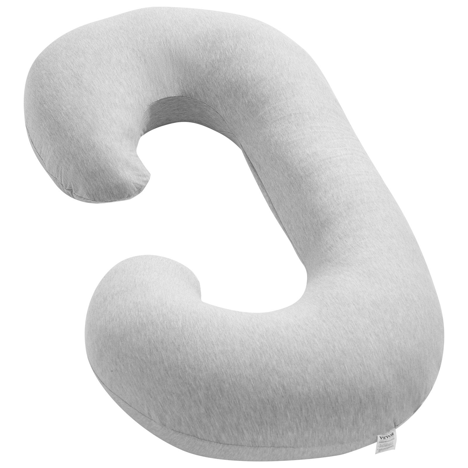 VEVOR Pregnancy Pillow C-Shaped Full Body Maternity Pillow Soft and Breathable
