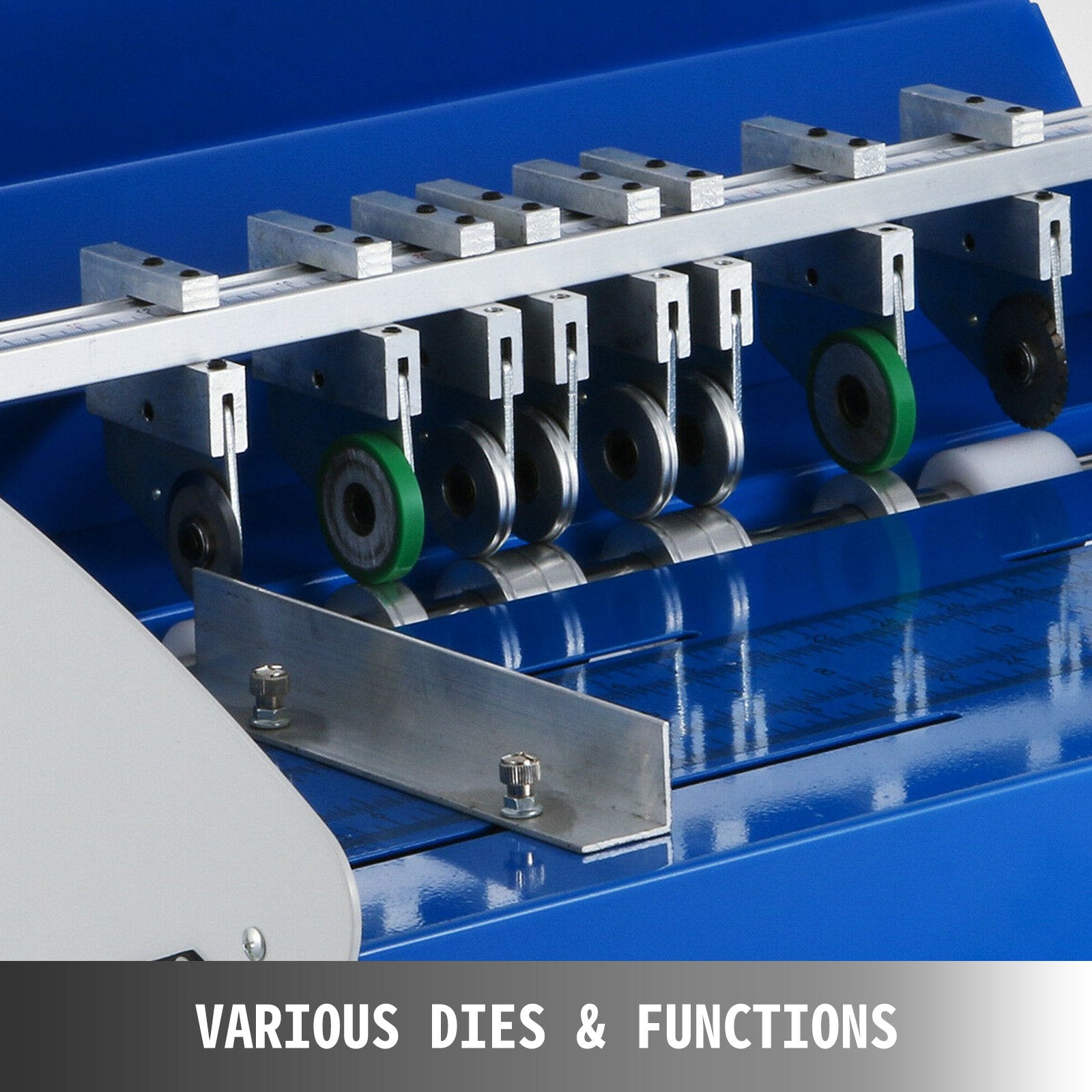 VEVOR Electric Creasing Machine 18 Inch 460mm Paper Creasing Scoring Machine 3 in 1 Creasing Machine with Heavy Duty Metal Present Multi-Function