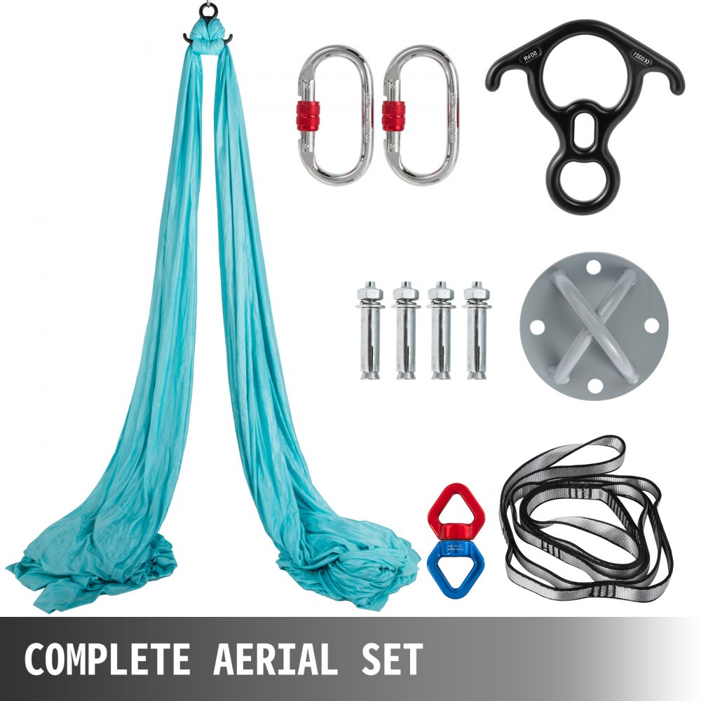 Aerial Silks Yoga Swing Kit 11 Yards Long Yoga Hammock For Aerial Yoga Fly Dance