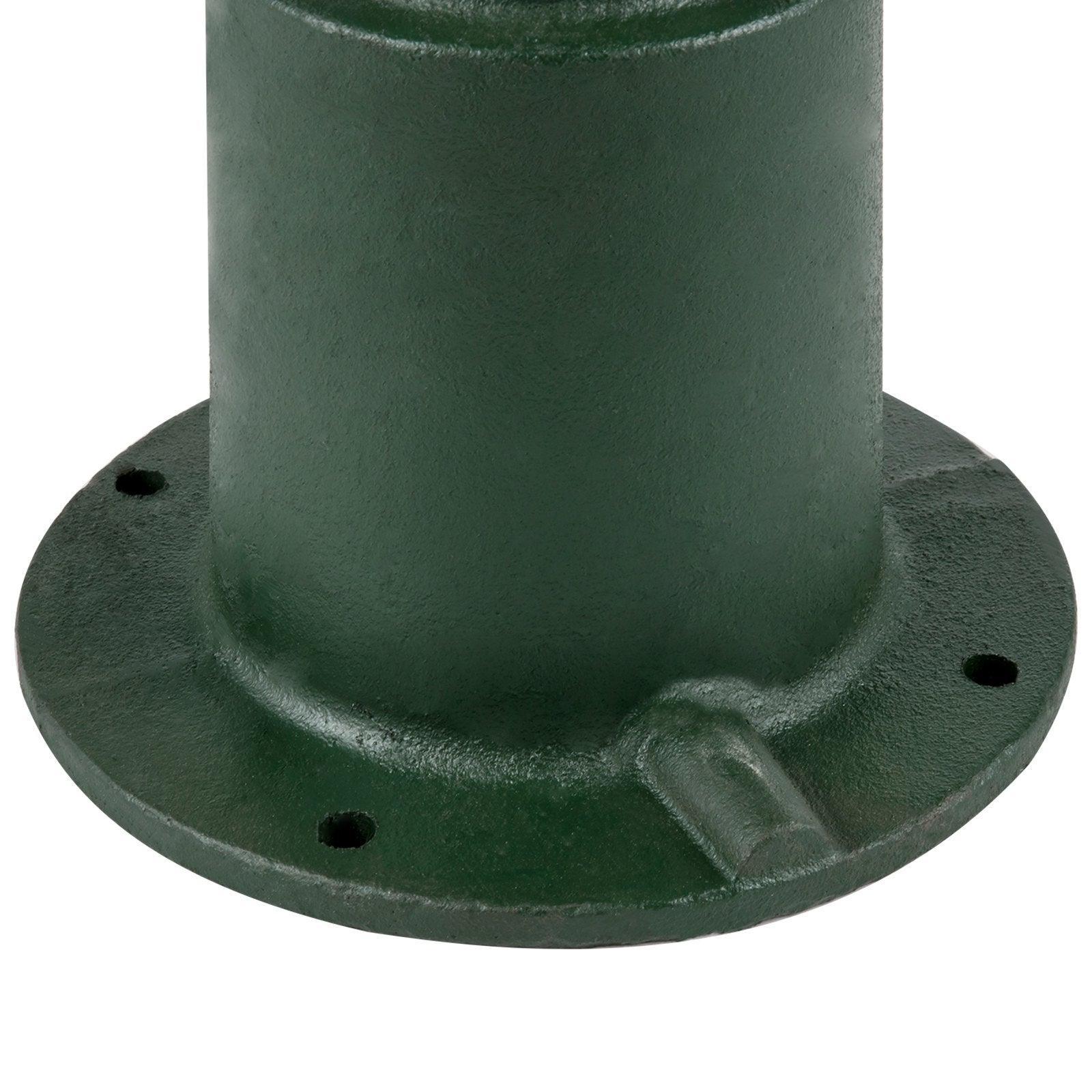 VEVOR Antique Hand Water Pump Stand Pitcher Pump Stand Cast Iron Well Pump Stand w/Pre-set 0.5" Holes for Easy Installation Old Fashion Pitcher Hand Pump Stand for Home Yard Pond Garden Outdoors Gree