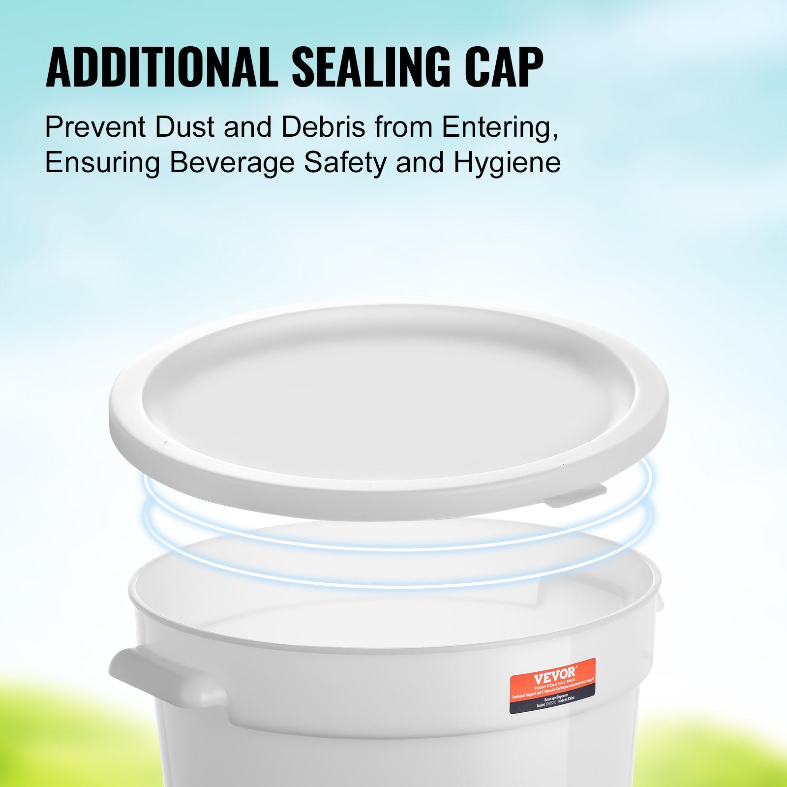 VEVOR Beverage Dispenser, 3 Gallon Drink Dispensers for Parties, Plastic Juice Dispenser with Spigot and Lid, Iced Tea Lemonade Juice Water Dispenser, for Restaurants, Hotels, Parties, 2 Pack