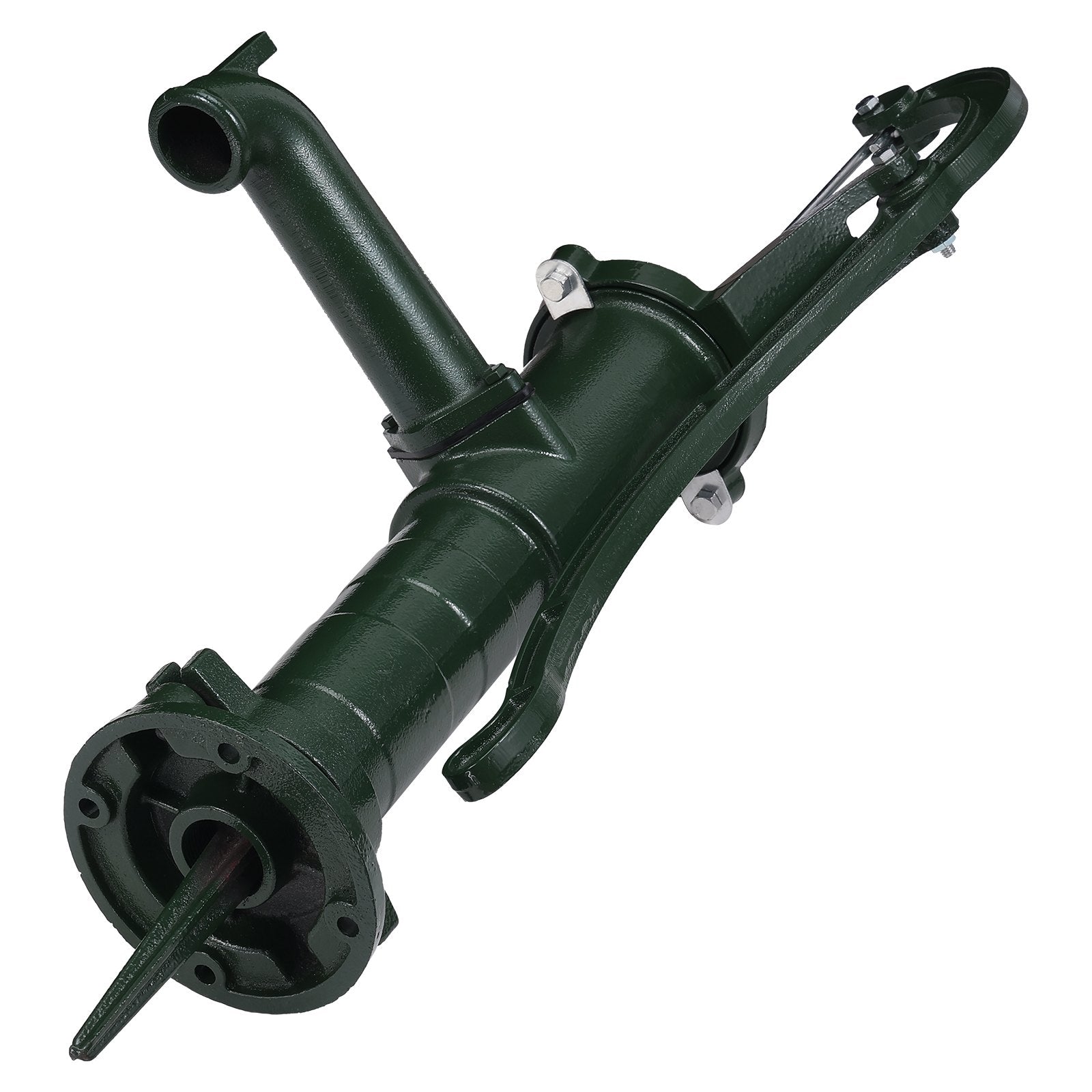 VEVOR Antique Well Hand Pitcher Pump, 22 ft Maximum Lift, Cast Iron Manual Hand Water Pump with Ergonomic Handle G1-5/8" Easy Installation, Old Fashioned for Outdoor Home Yard Garden Pond Farm, Green