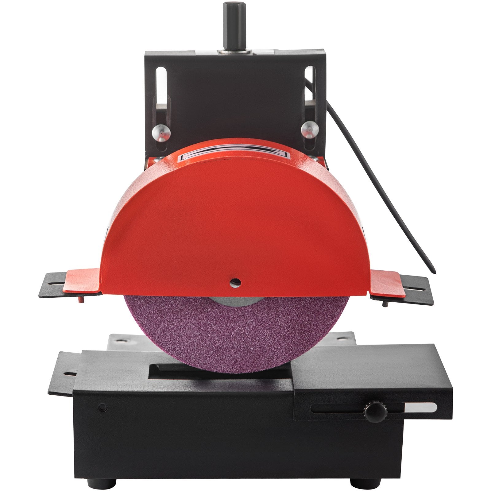 VEVOR Lawnmower Blade Grinder, 1/3 HP 1700 RPM Motor with 8\'\' Diameter 1 inch Thickness Wheel, 2.8 inch Adjustable Height Steel Sharper for Blades & Tool Grinding in Garden or Workshop