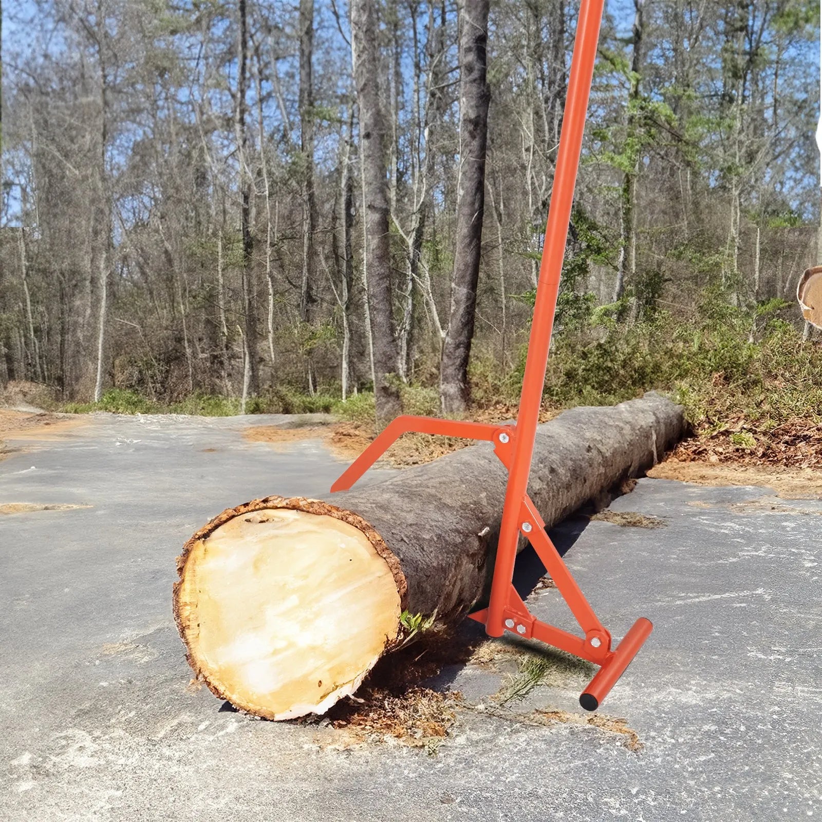 VEVOR Timberjack 46.5 in Heavy Duty Log Lifter for Max 25" Dia Logs Rolling