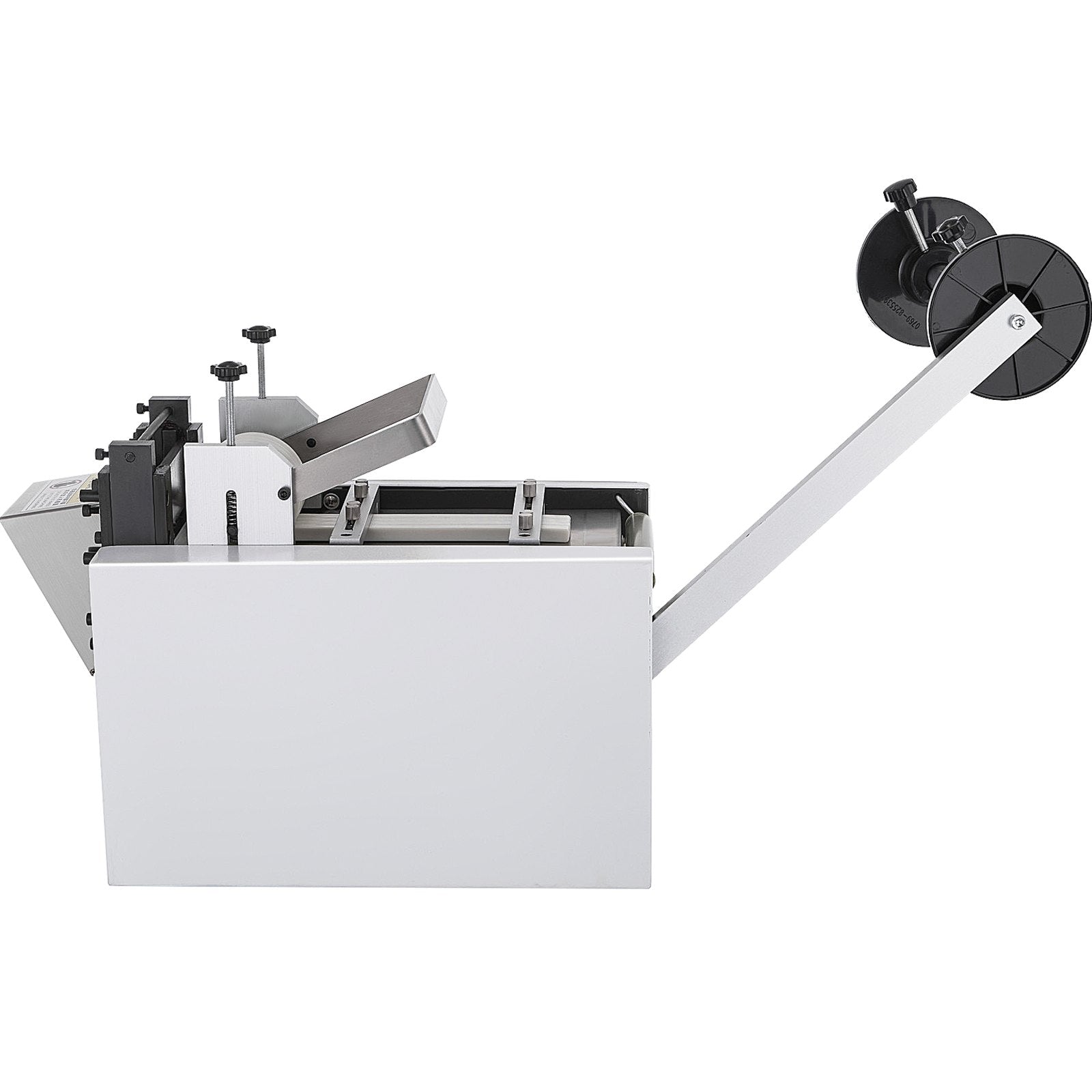 VEVOR Automatic Heat-Shrink Tube Cutting Machine 250W YS100 Tube Cable Pipe Cutter Precise Efficient Tube Cable Pipe Cutter Cutting Machine for Sleeve, Rubber/Plastic Tube, Small Wire, Sheet, Film