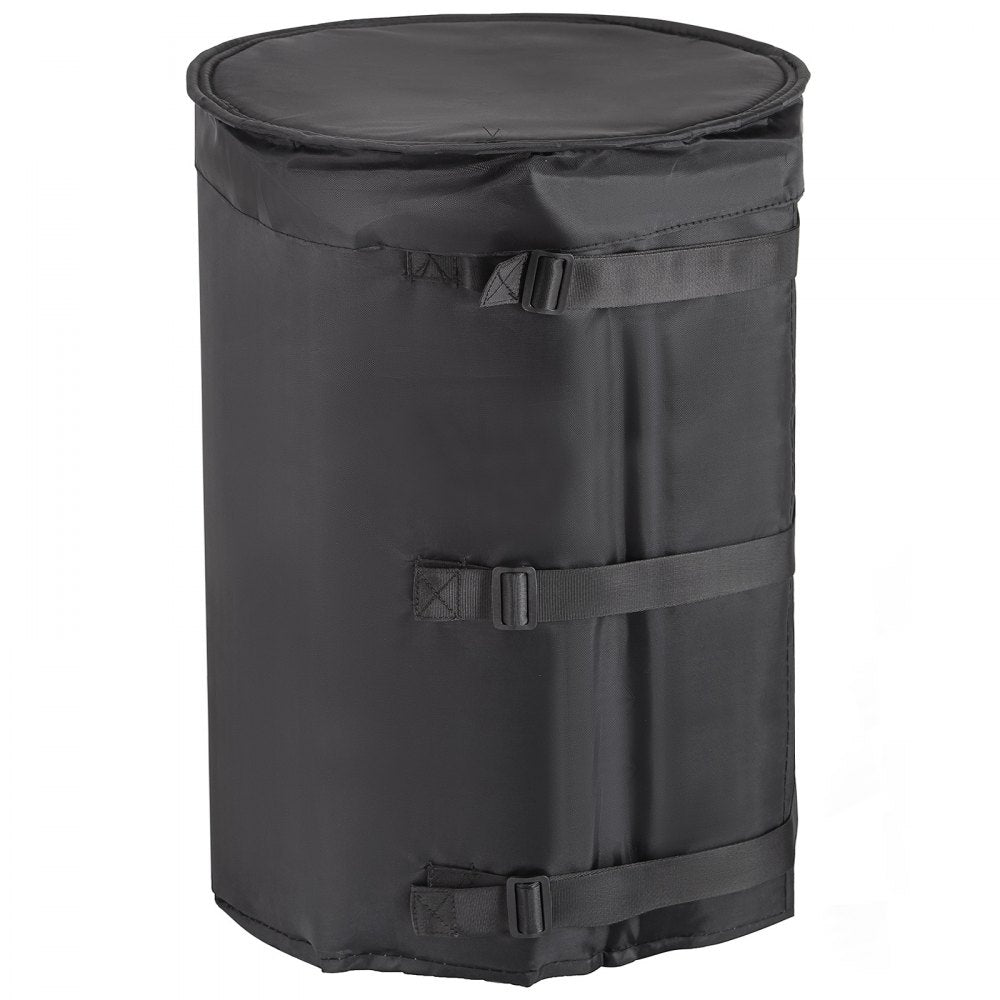 VEVOR Drum Blanket Heater 55 Gal/208 L, Drum Heater 1300W, Heating Blanket Industrial, Max Thermostat Fixed 145?, with Adjustable Digital Thermostatic Controller, Full-Wrapped Design for Rapid Heating