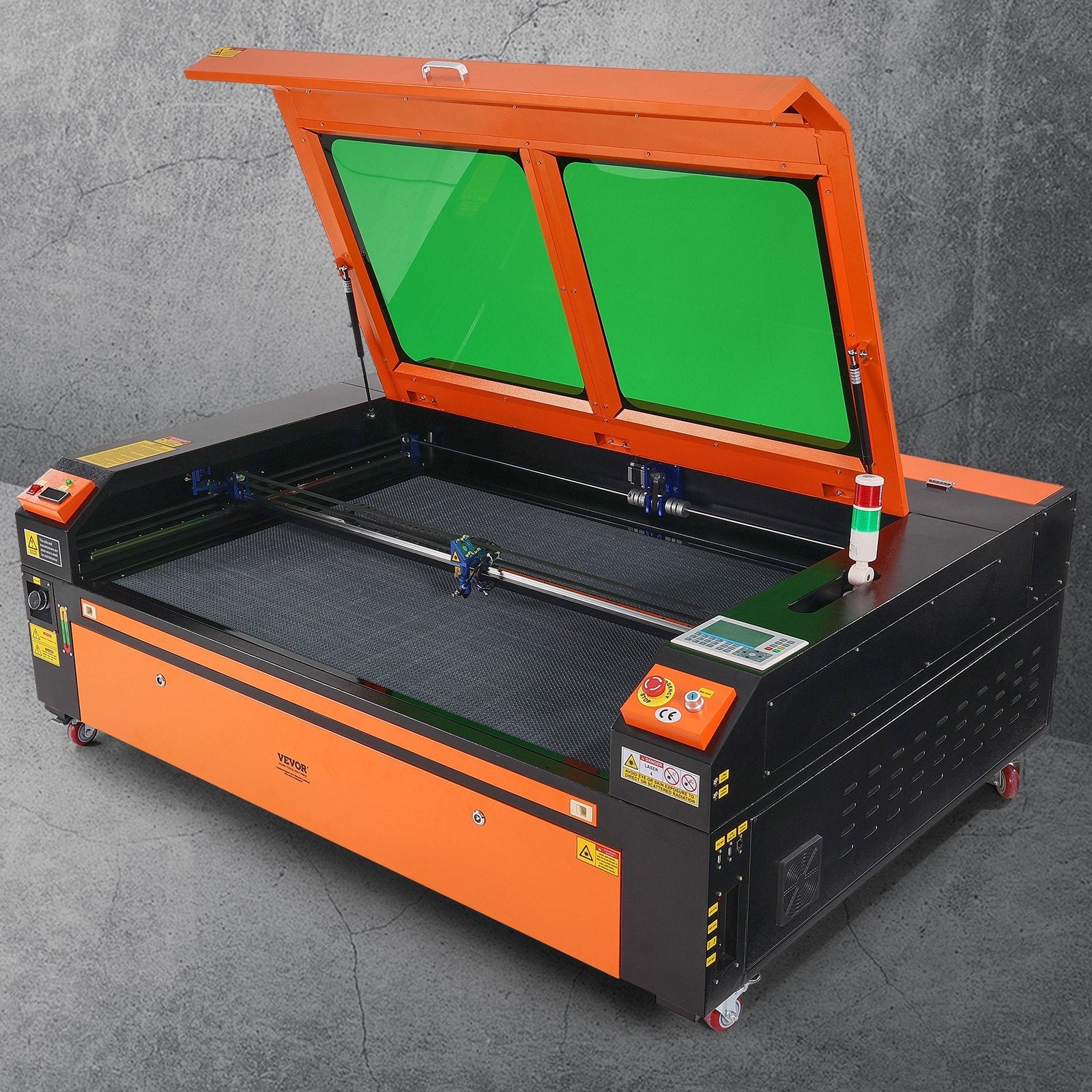 VEVOR 130W CO2 Laser Engraver and Cutter 35 x 55 in 19.7 IPS Engraving Machine