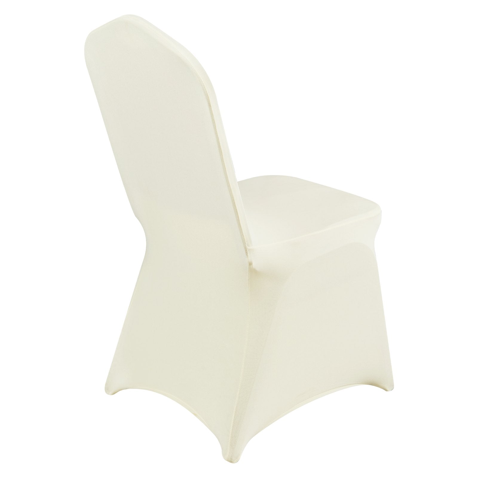 VEVOR 30PCS White Stretch Spandex Folding Chair Covers for Wedding Party Dining