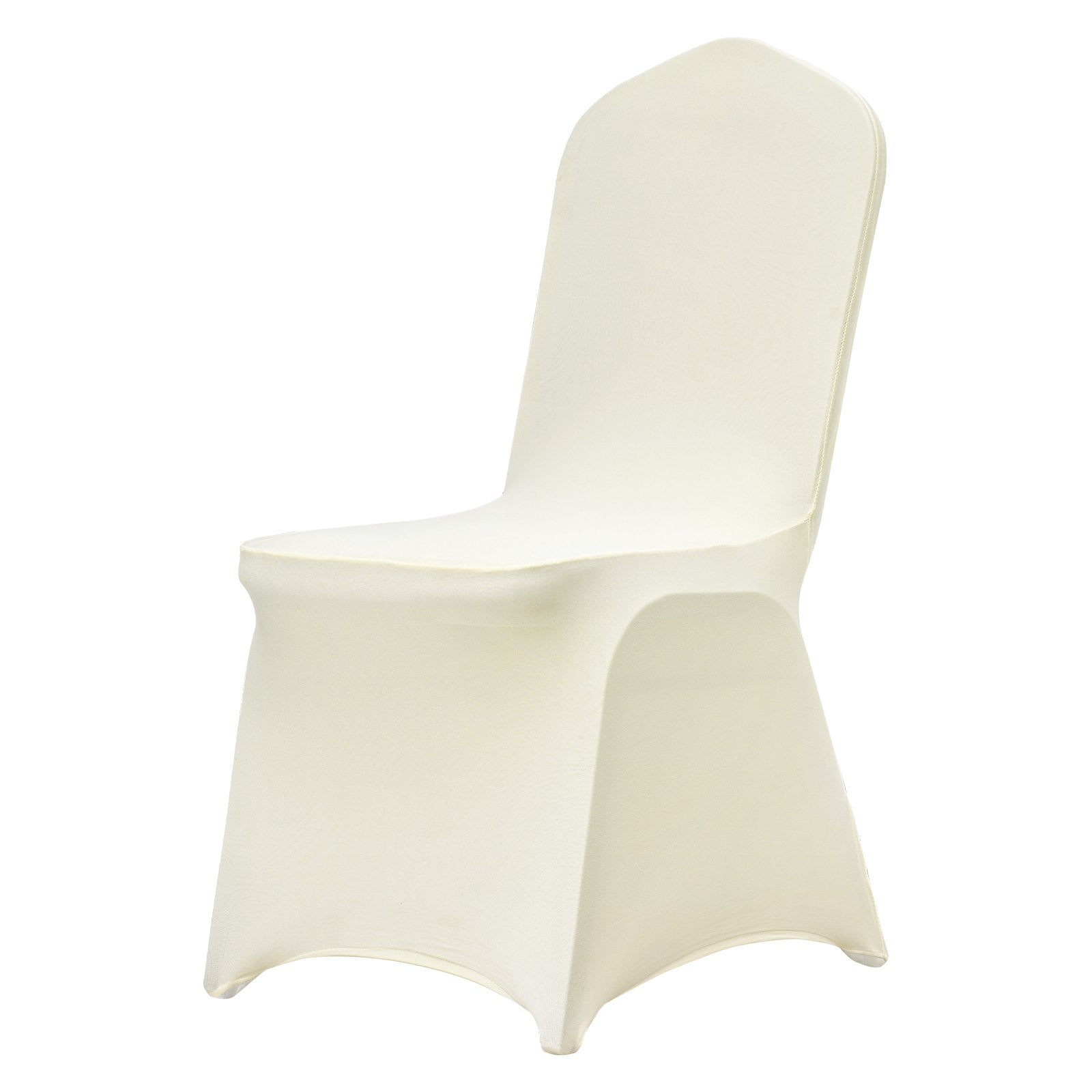 VEVOR 30PCS White Stretch Spandex Folding Chair Covers for Wedding Party Dining