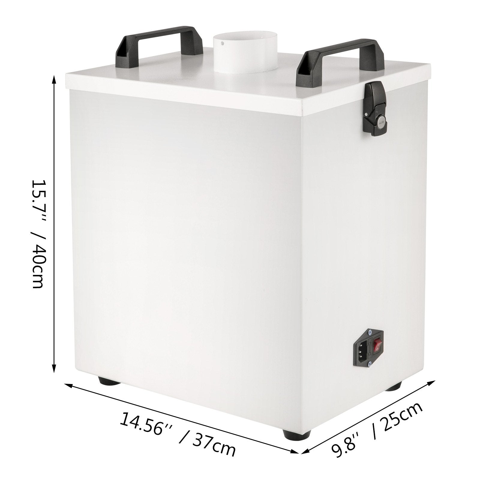 VEVOR Pure Air Fume 80W Smoke Air Purifer 110V Fume Extractor 180m3/H Smoke Purifier Absorber Remover for CNC Laser Engraving Machine(110V)