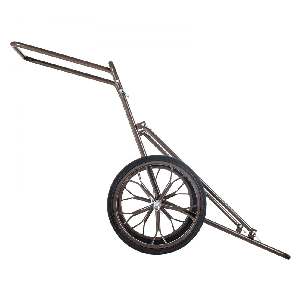 VEVOR Folding Deer Cart Game Hauler Utility Gear Dolly 500 LBS Capacity