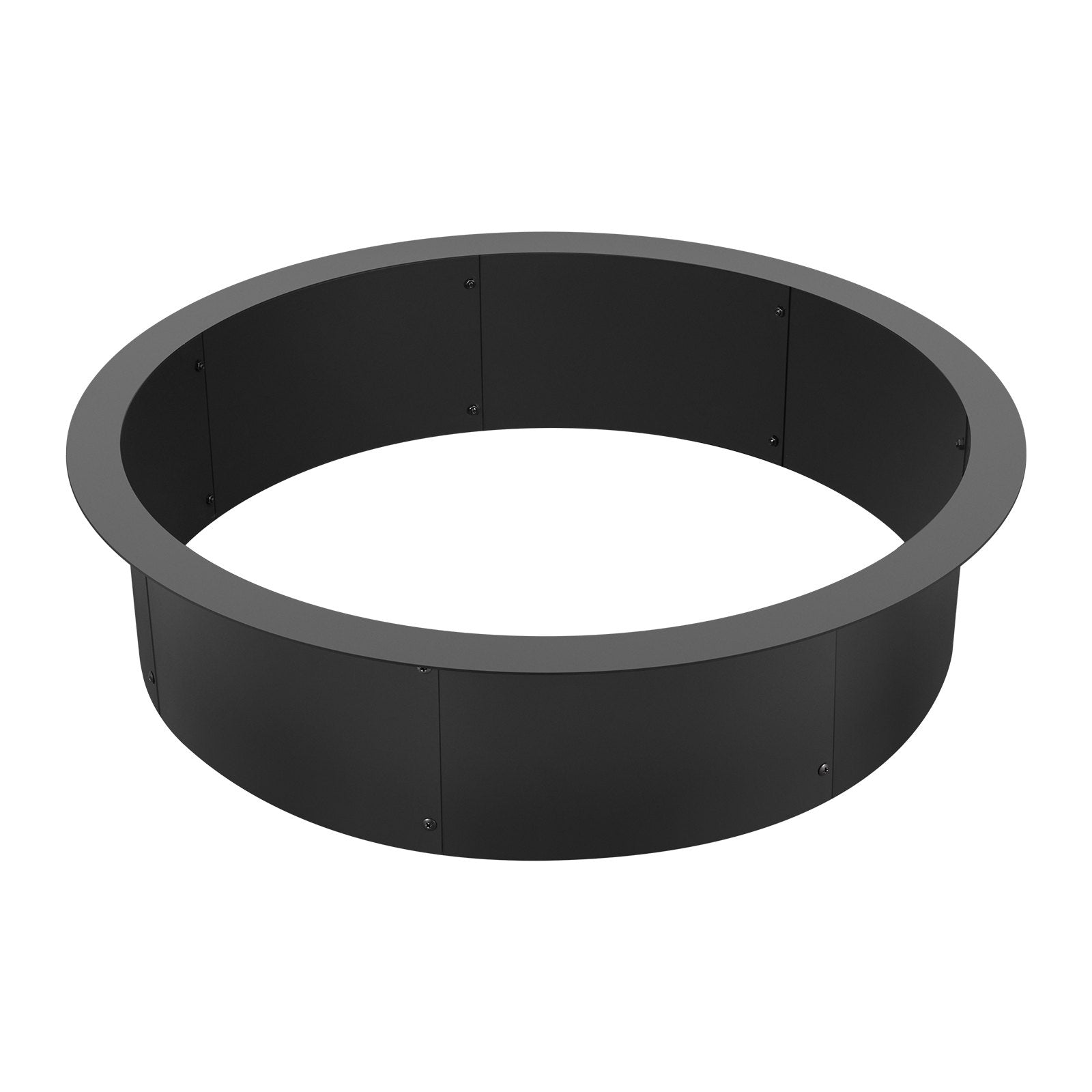 VEVOR Fire Pit Ring Round 35 Inch Outer Steel Liner DIY Campfire Ring Firepit
