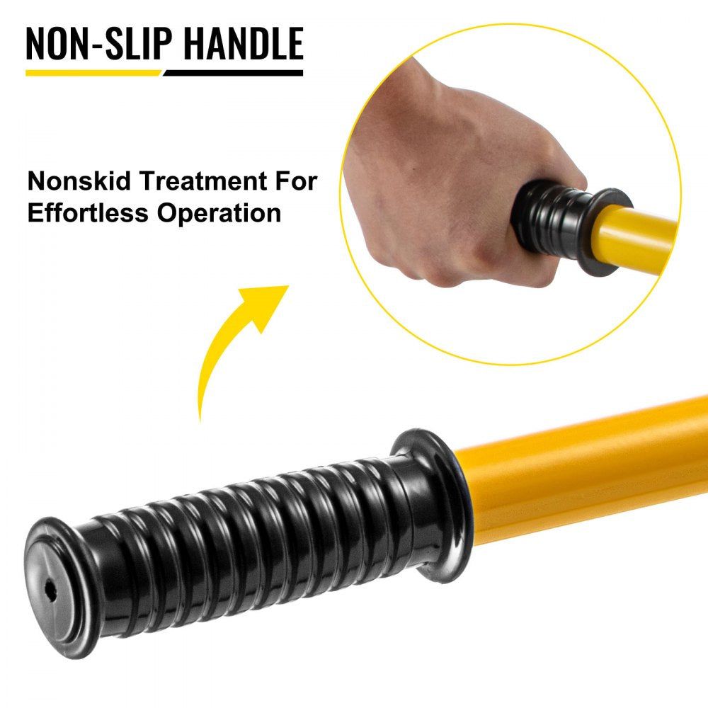 VEVOR Battery Cable Crimping Tool 10-120 mm2, Cable Lug Crimping Tool for Heavy Duty Wire Lugs, Battery Cable Crimper for AWG 8-4/0, Hexagon Lug Crimping Tool for Wire Cable Cutting and Crimping