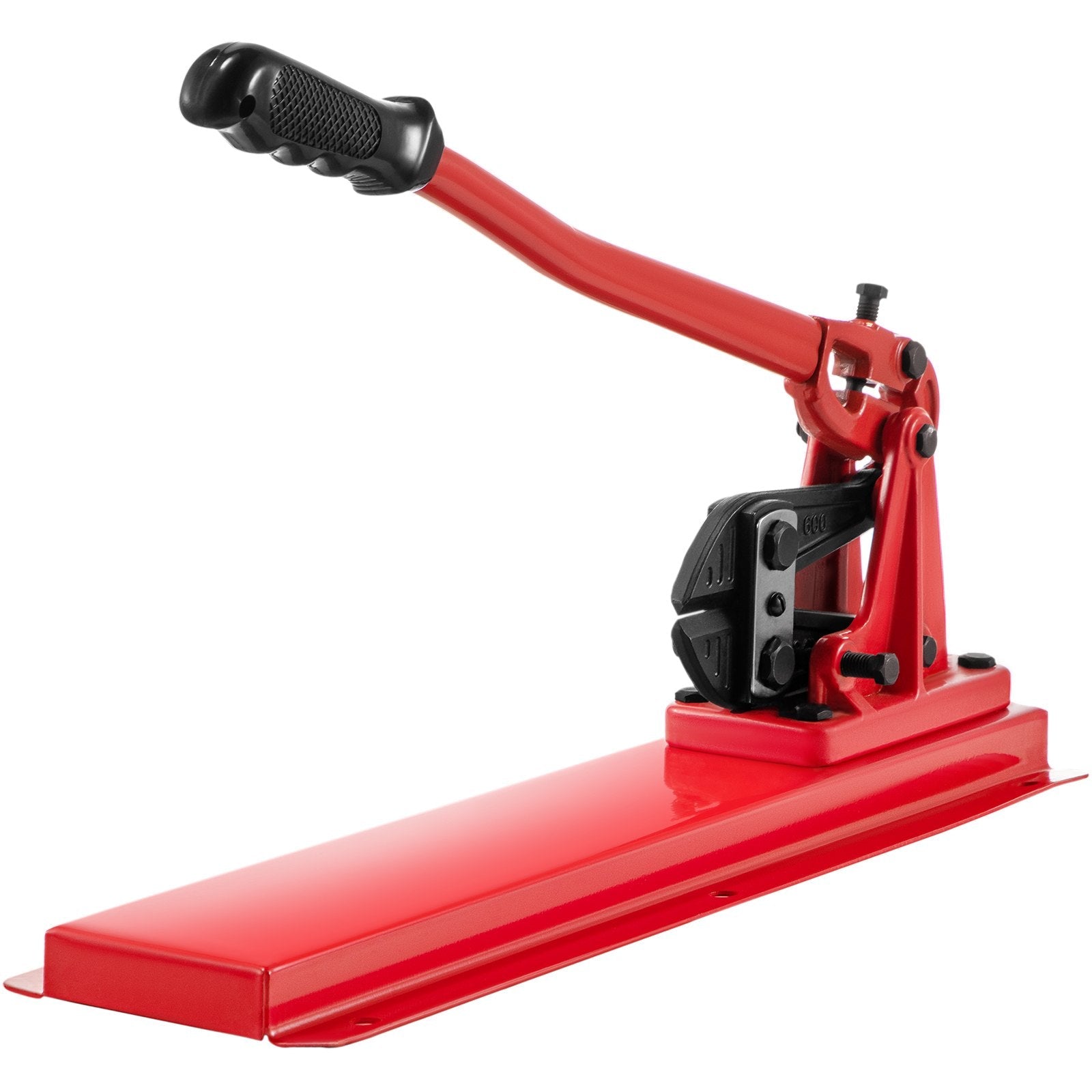 VEVOR Bench Swager Tool 24" Wire Rope Swaging Tool w/Crimper Cable Bolt Cutter Head Bench Crimper 1/16"-3/16" Aluminum/Copper Sleeves Bench Cable Alloy Steel Crimper Swager for1/2" Wire Rope Ferrules