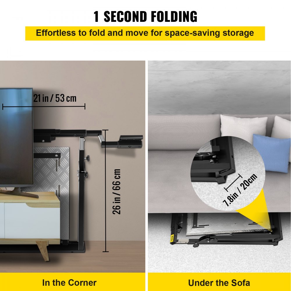 VEVOR G920 Steering Shifter Mount Logitech G27/G25, G29 Gaming fit for Thrustmaster Pedals NOT Included Racing Wheel Stand, Black