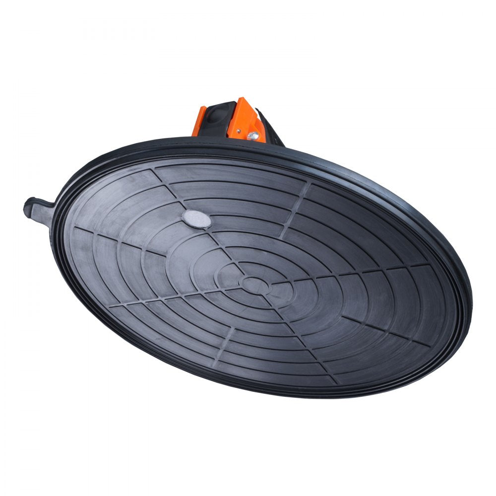 VEVOR Glass Suction Cup, 10" 990 lbs Load Capacity, Vacuum Suction Cup with Steel Handle & Carry Box, Heavy Duty Industrial Suction Cup Lifter Tool for Glass, Granite, Tile, Metal, Wood Panel Lifting