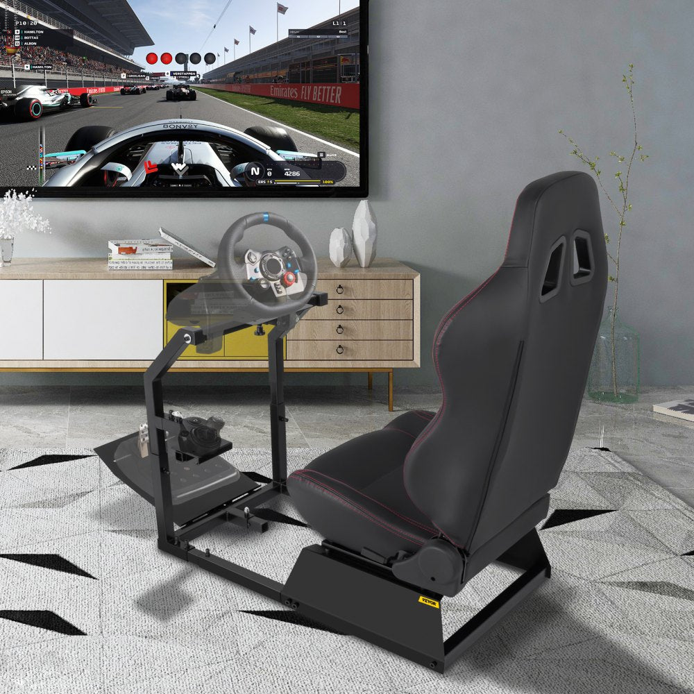 Racing Simulator Cockpit Gaming Chair W/ Stand For Logitech G920 G29 Ps3 Xbox360