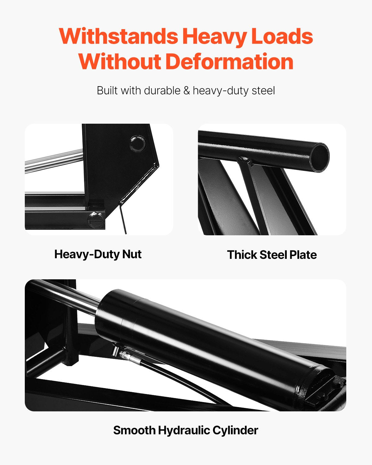 VEVOR Hydraulic Scissor Hoist Kit 8 T Hydraulic Dump Lift Kit for Dump Trailers