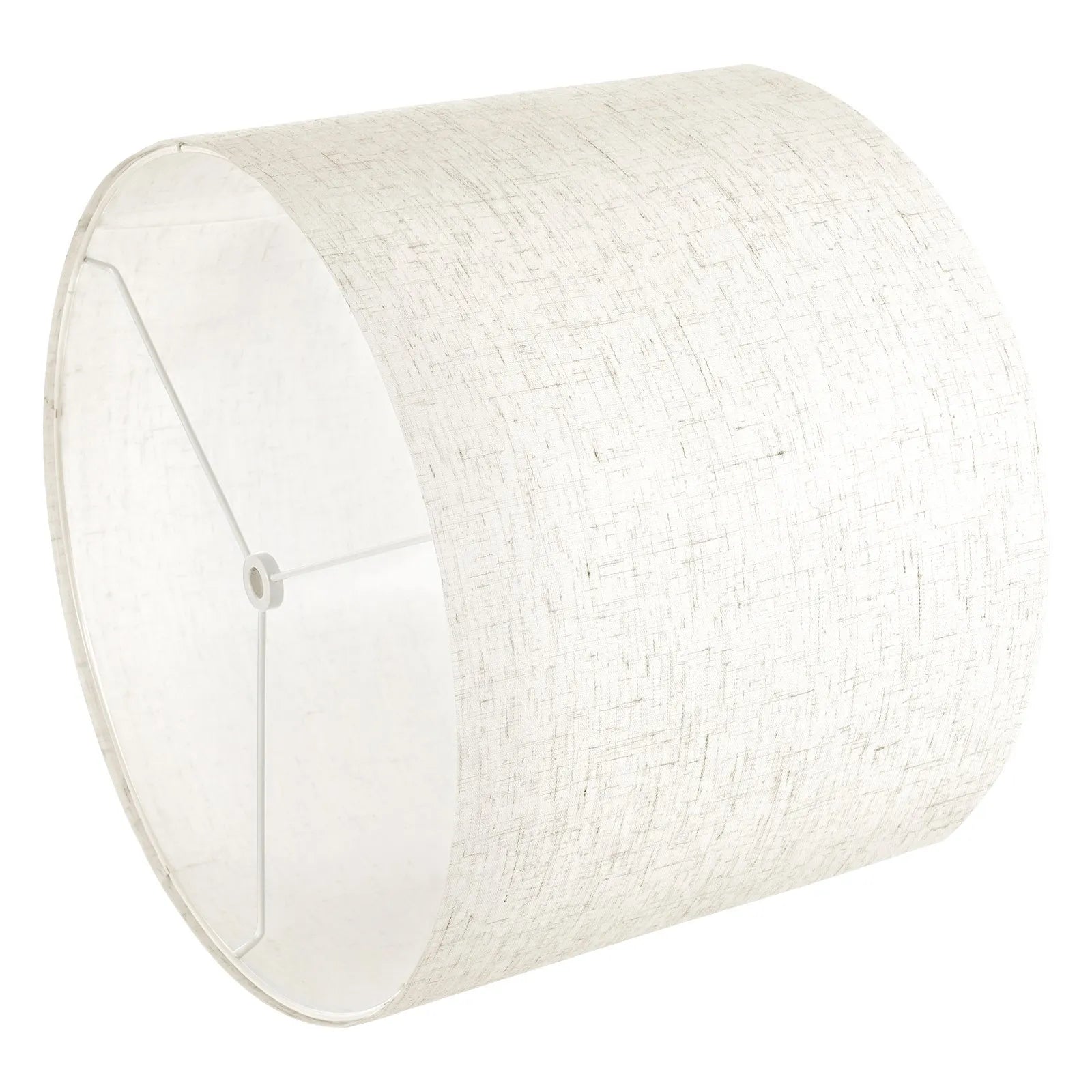 VEVOR Drum Lamp Shade 2 Set 16 x 16 x 12 in Lampshade with Harp (Light Linen)