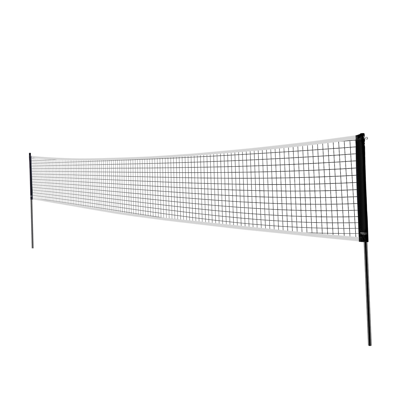 VEVOR Badminton Net Set, Outdoor Backyard Beach Park Badminton Net, Portable Badminton Equipment Set, Adults Kids Badminton Net with Poles, Carrying Bag, 4 Iron Rackets, and 3 Nylon Shuttlecocks