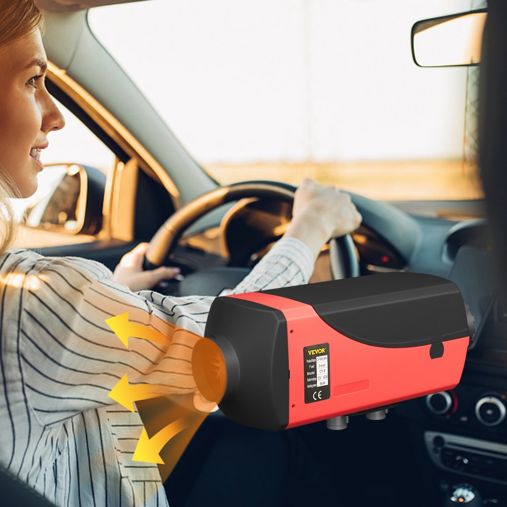 VEVOR 3KW Diesel Parking Heater 12V Diesel Air Heater 3000W Diesel Heater Double Mufflers with LCD Thermostat for RV Boats Car Bus Caravan Motorhome