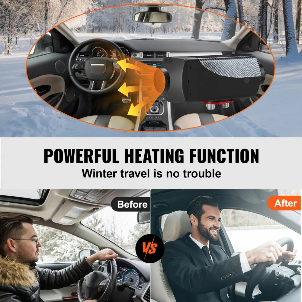 8KW Diesel Air Heater with Muffler, 12V Parking Heater with Remote Control and LCD Switch