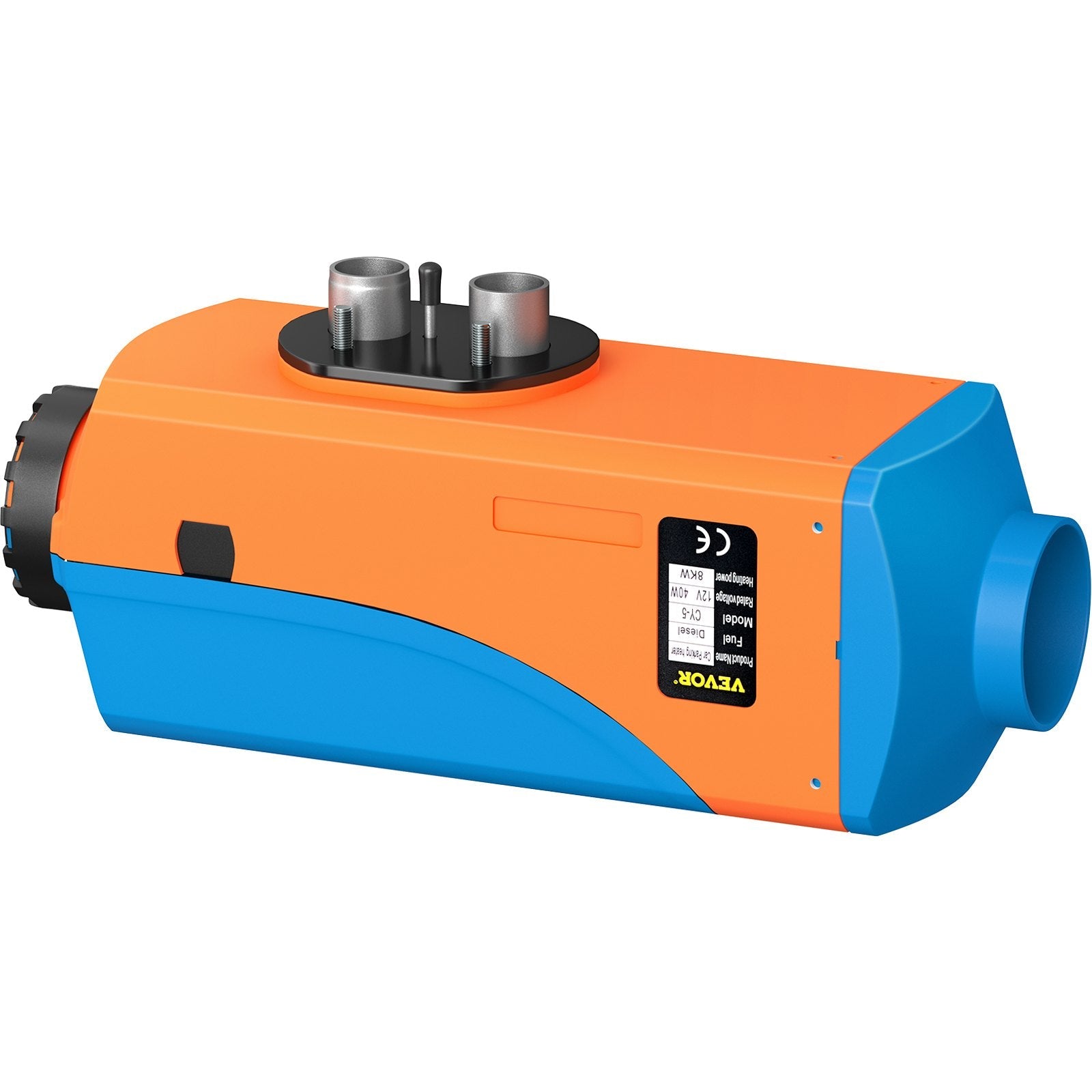 VEVOR Diesel Heater 12V Diesel Air Heater 8KW Diesel Parking Heater Remote Control with Blue Lcd Switch for Car Trucks Motor-home Boat Bus CAN (Blue & Orange)