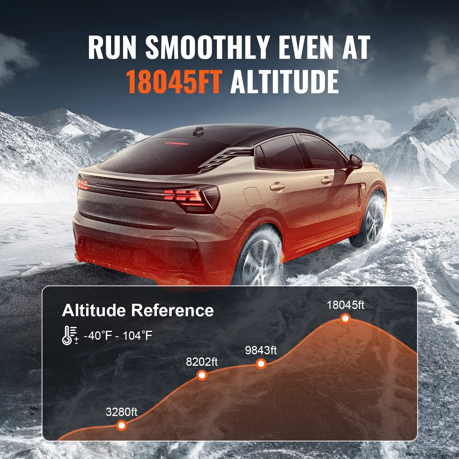 VEVOR 12V 8KW Diesel Air Heater with Bluetooth App Control, Automatic Altitude Adjustment, Remote Control & LCD Display, Portable Diesel Parking Heater for RV, Trailer, Camper, Van, Boat