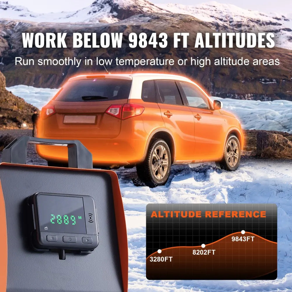 12V 8KW Diesel Air Heater with LCD Display, Remote Control and 5L Fuel Tank