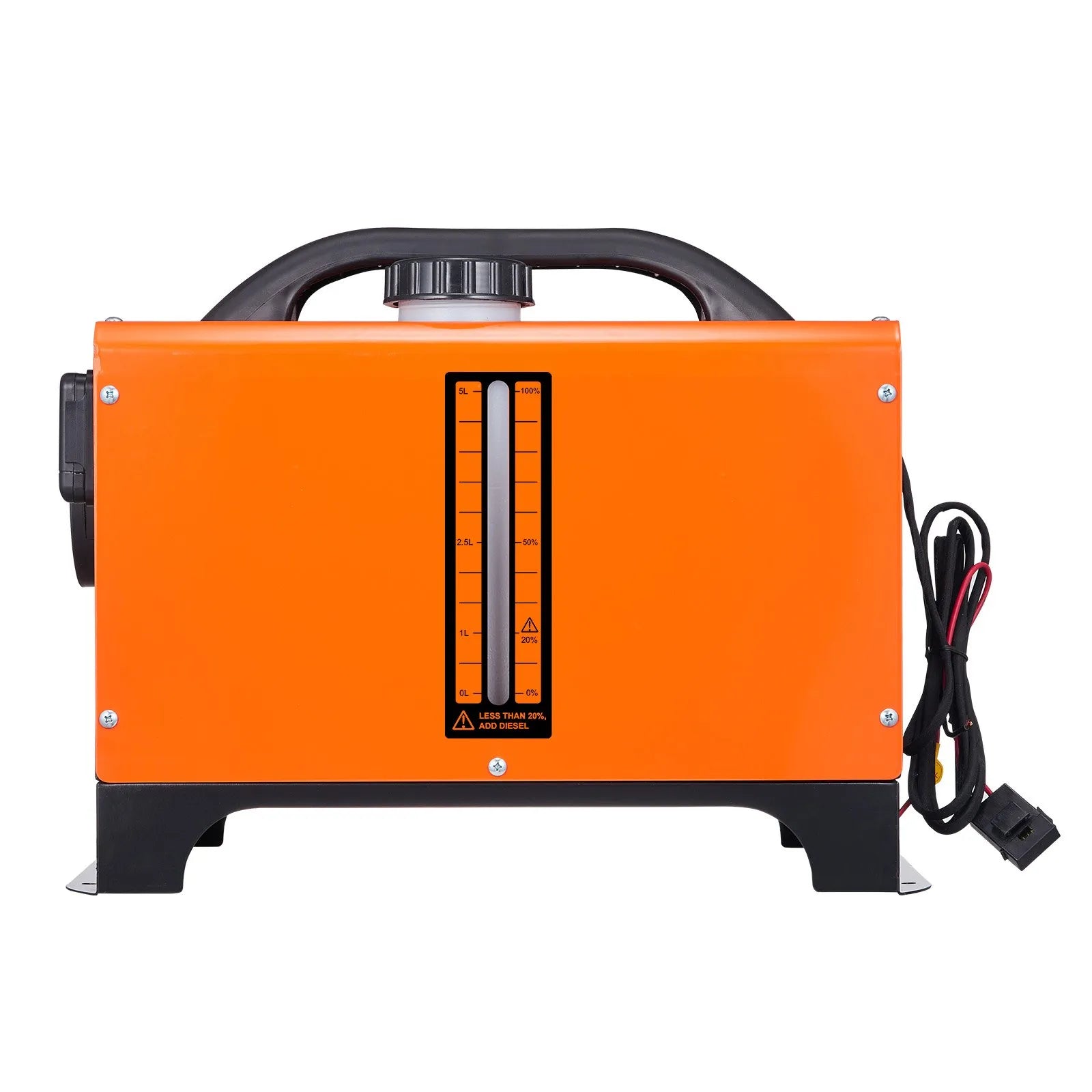 VEVOR 5KW 12V All-in-One Diesel Air Heater with LCD Display and Remote Control, 5L Fuel Tank, Portable Diesel Parking Heater for RV, Trailer, Camper, Van, and Boat