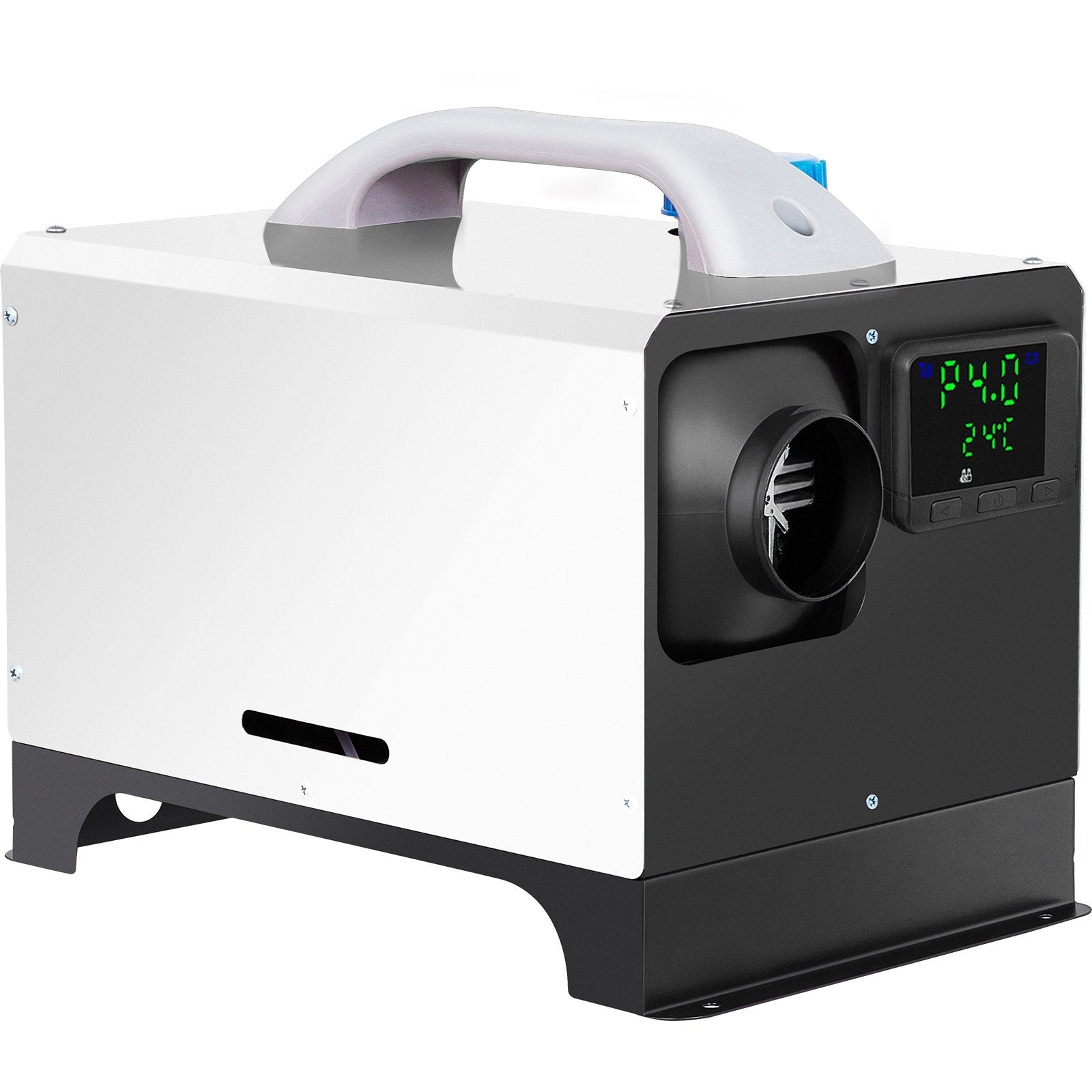 VEVOR Diesel Air Heater 8KW Parking Heater 12V Truck Heater, One Air Outlet, with Black LCD Switch, Remote Control, Fast Heating Compact Diesel Heater, For Car, RV Truck, Boat, Campervans, Caravans